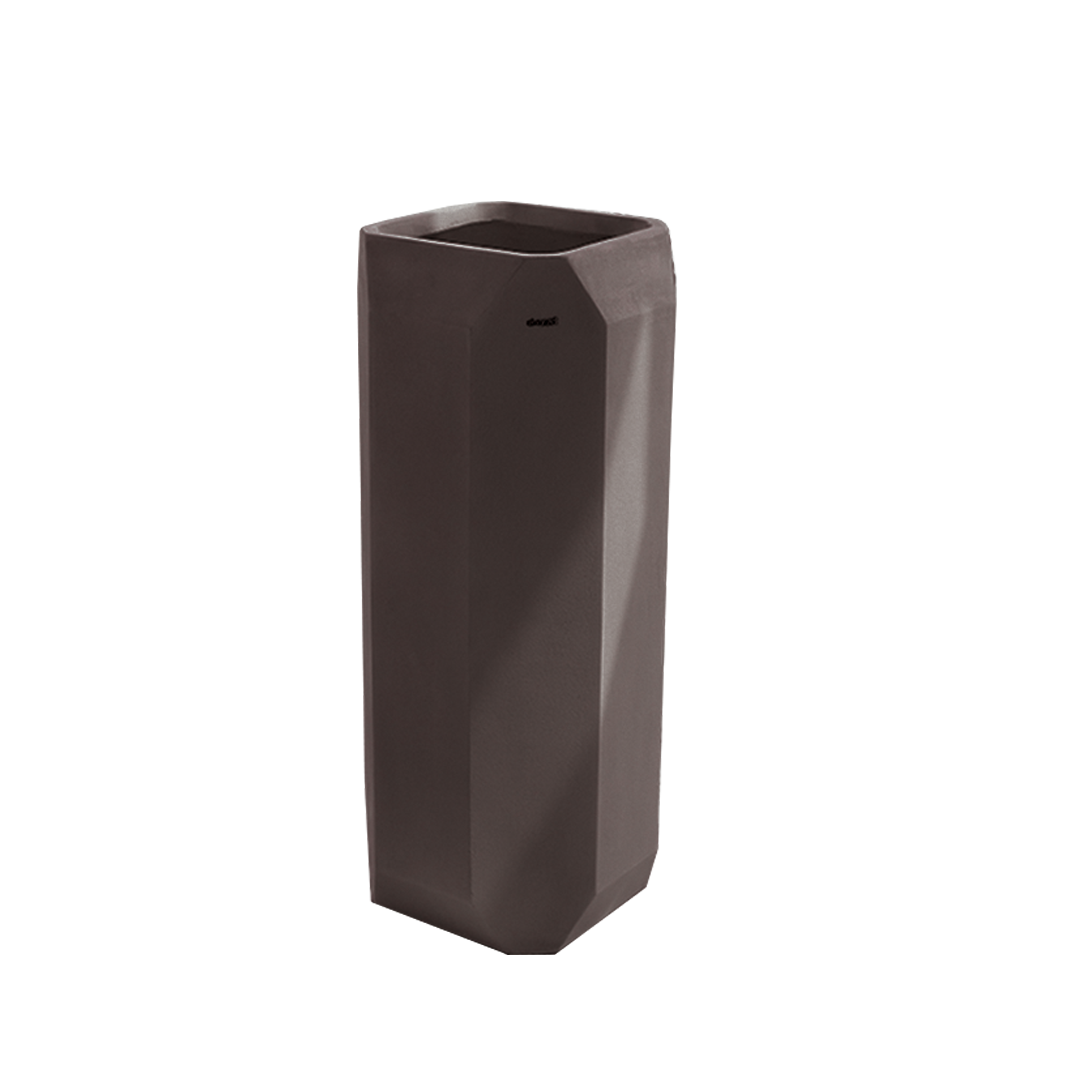 Coffee Brown Inorganic Fiberglass Planter Box XK-4084A-Brown - Planter Boxes - ebarza Furniture UAE | Shop Modern Furniture in Abu Dhabi & Dubai - مفروشات ايبازرا في الامارات | تسوق اثاث عصري وديكورات مميزة في دبي وابوظبي