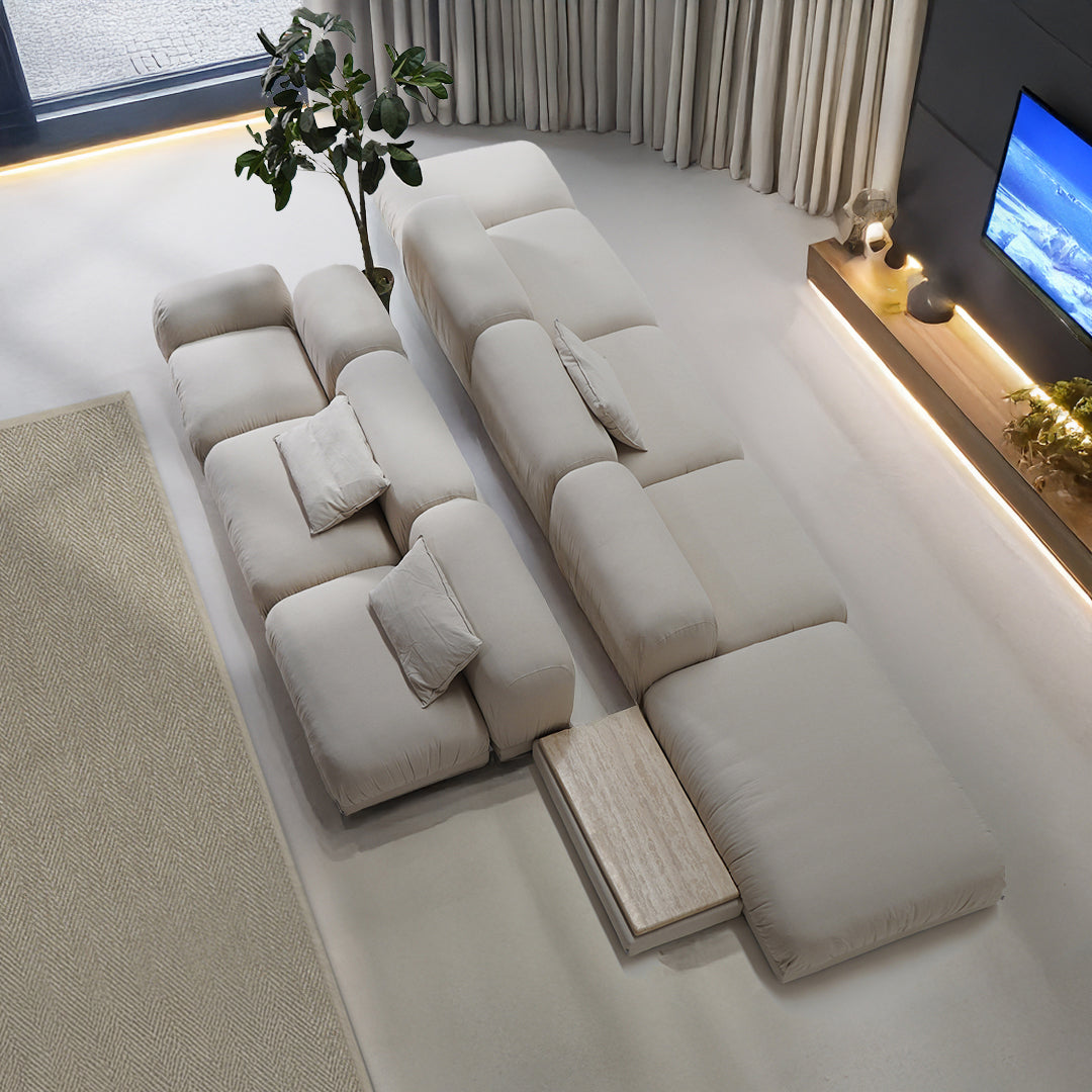 Kaisa Modular Small 2-Seater PZ-SOFA-101/2-S -  Sofas - ebarza Furniture UAE | Shop Modern Furniture in Abu Dhabi & Dubai - مفروشات ايبازرا في الامارات | تسوق اثاث عصري وديكورات مميزة في دبي وابوظبي