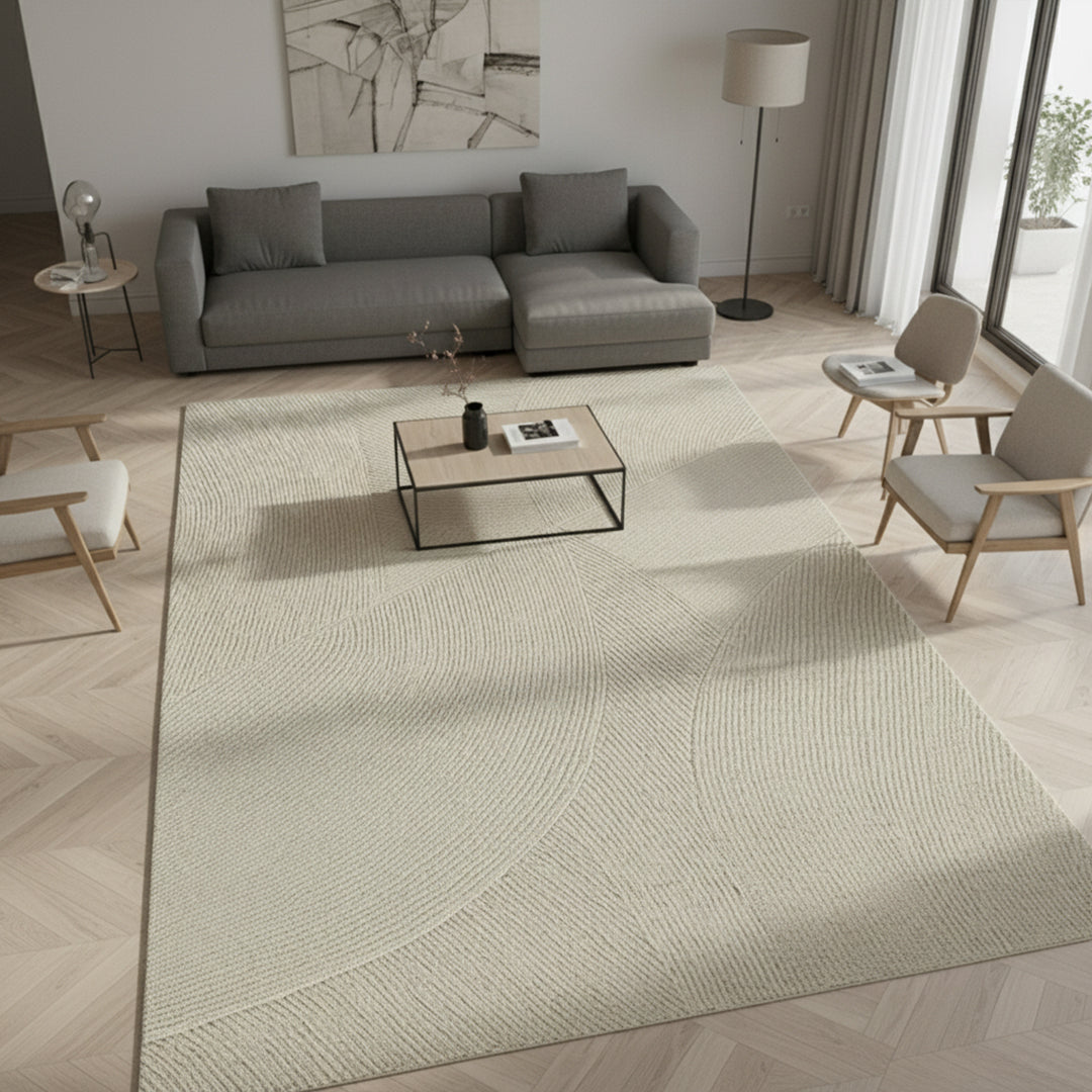 600X400 Cm WOOL BEIGE Rug JH-22738