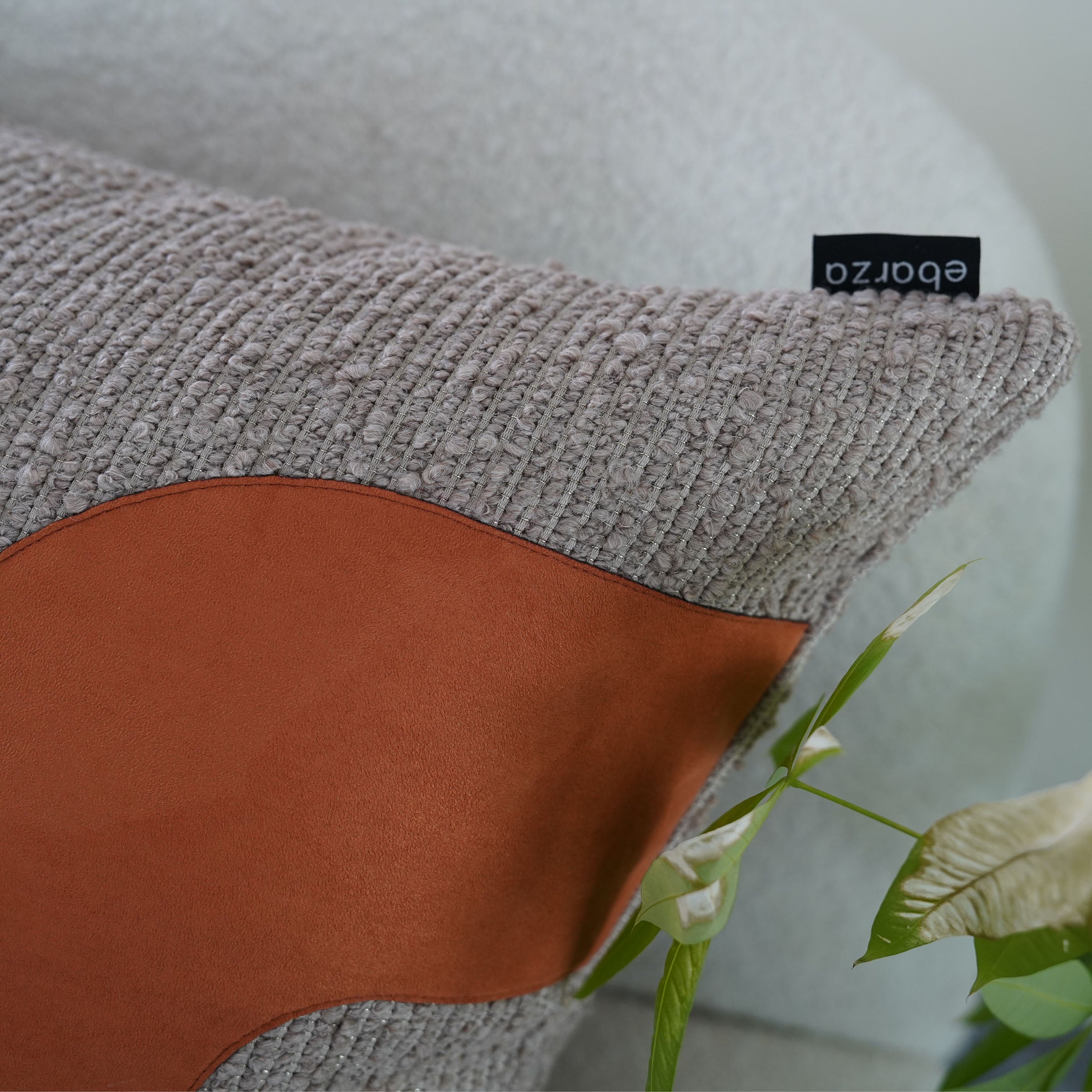 60x60Cm  Ebarza Amman Patchwork Cushion ECC128 -  Cushions - ebarza Furniture UAE | Shop Modern Furniture in Abu Dhabi & Dubai - مفروشات ايبازرا في الامارات | تسوق اثاث عصري وديكورات مميزة في دبي وابوظبي