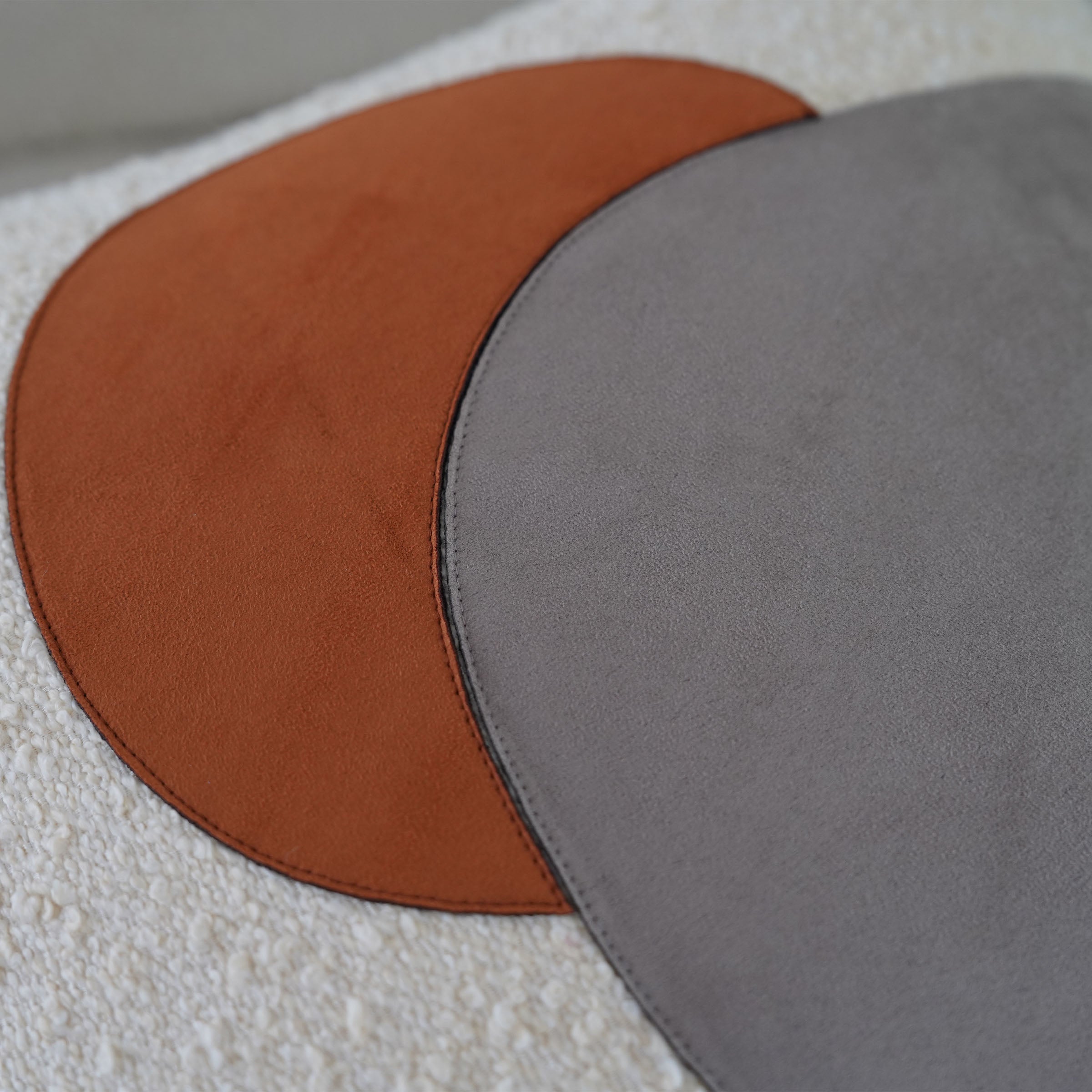 45x45Cm   Ebarza  Worde Patchwork Cushion ECC126 -  Cushions - ebarza Furniture UAE | Shop Modern Furniture in Abu Dhabi & Dubai - مفروشات ايبازرا في الامارات | تسوق اثاث عصري وديكورات مميزة في دبي وابوظبي