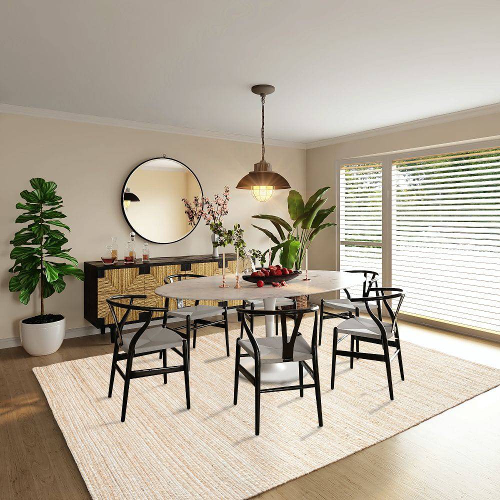 60X90 Cm Alberobello Handmade Jute Rug Alberobello-Aa-02-Xs - Rugs - ebarza Furniture UAE | Shop Modern Furniture in Abu Dhabi & Dubai - مفروشات ايبازرا في الامارات | تسوق اثاث عصري وديكورات مميزة في دبي وابوظبي