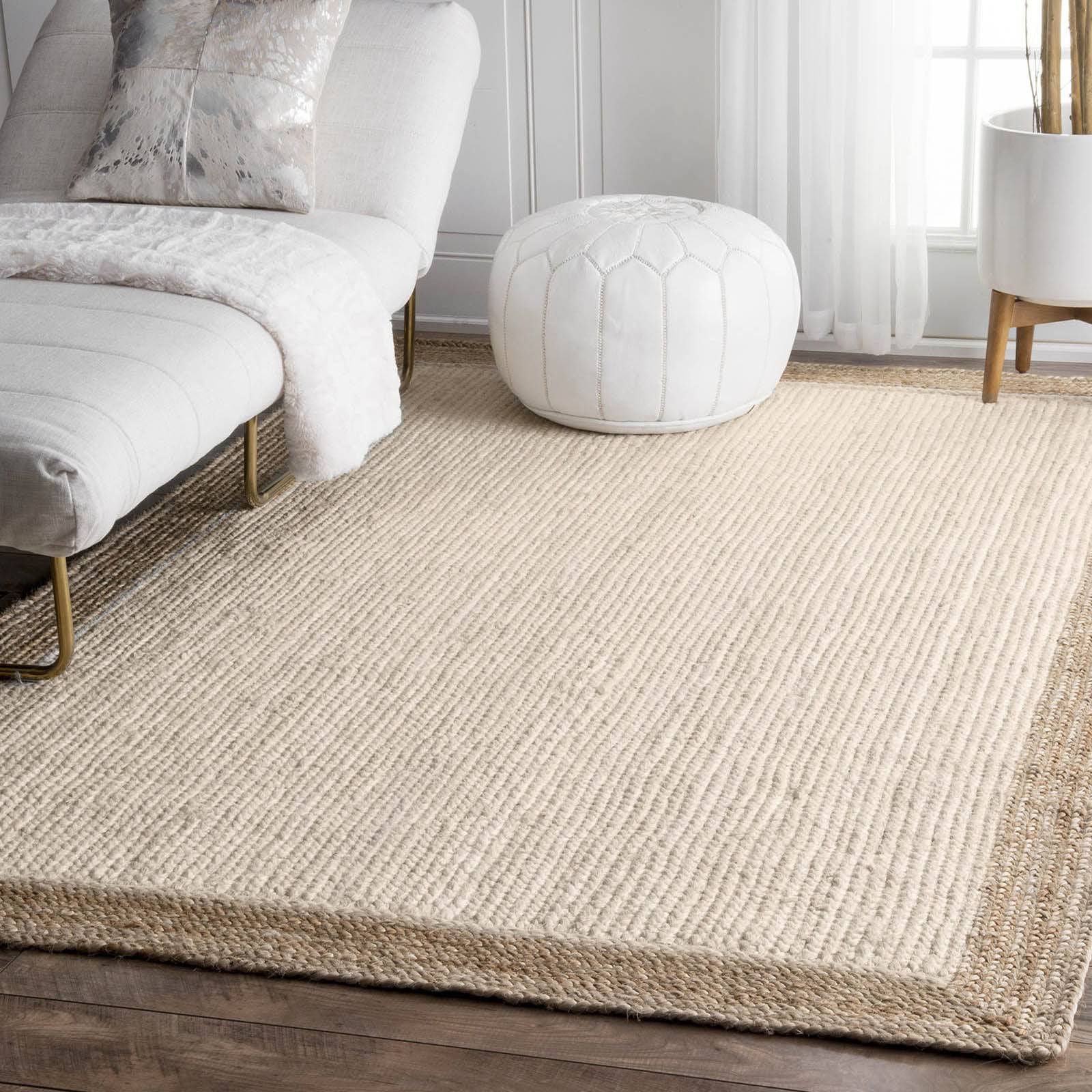 60X90 Cm Braided Handmade Jute Rug Braided-001Xs -  Rugs - ebarza Furniture UAE | Shop Modern Furniture in Abu Dhabi & Dubai - مفروشات ايبازرا في الامارات | تسوق اثاث عصري وديكورات مميزة في دبي وابوظبي