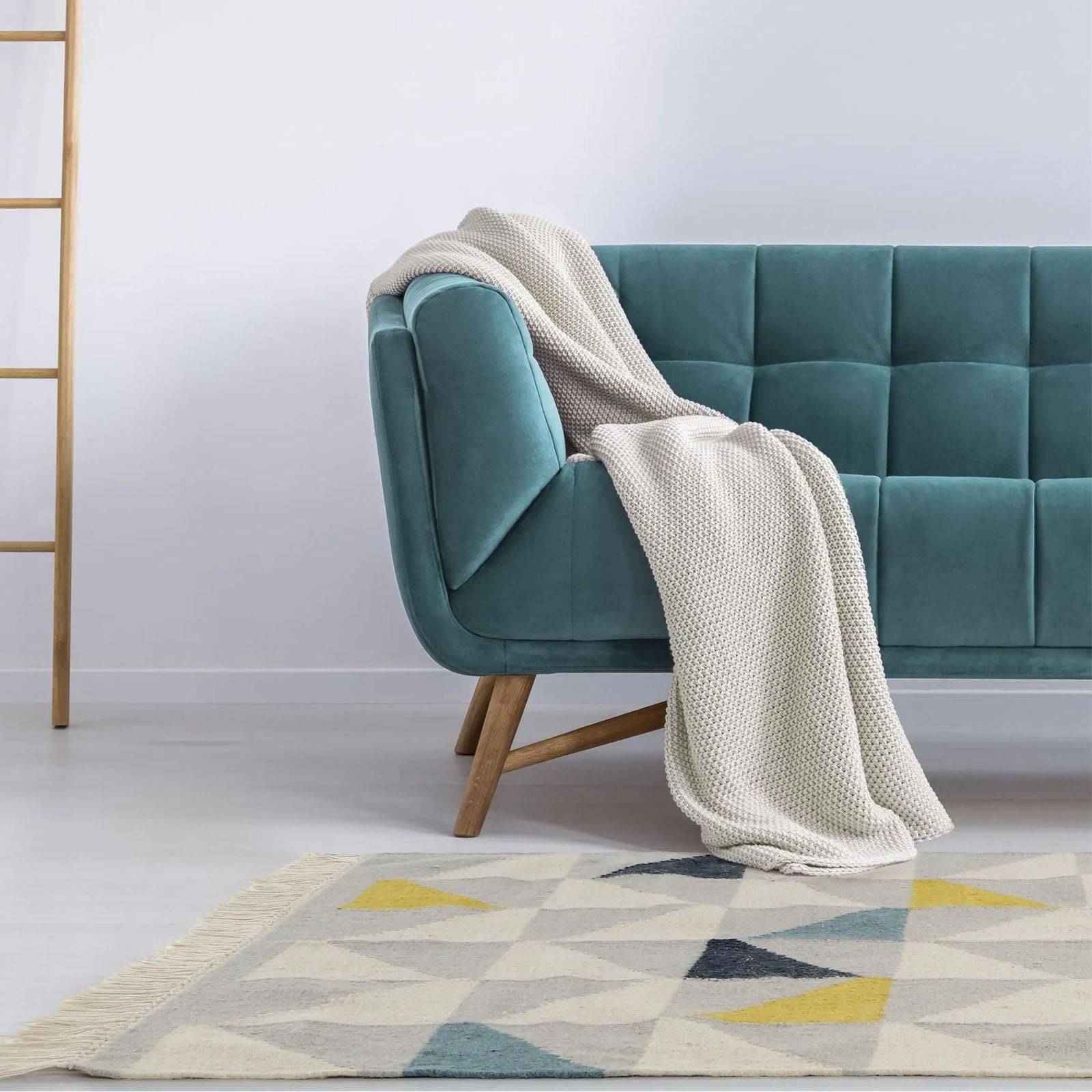 60X90 Cm Handmade Wool Jh-2874-Multi-Xs - Rugs - ebarza Furniture UAE | Shop Modern Furniture in Abu Dhabi & Dubai - مفروشات ايبازرا في الامارات | تسوق اثاث عصري وديكورات مميزة في دبي وابوظبي