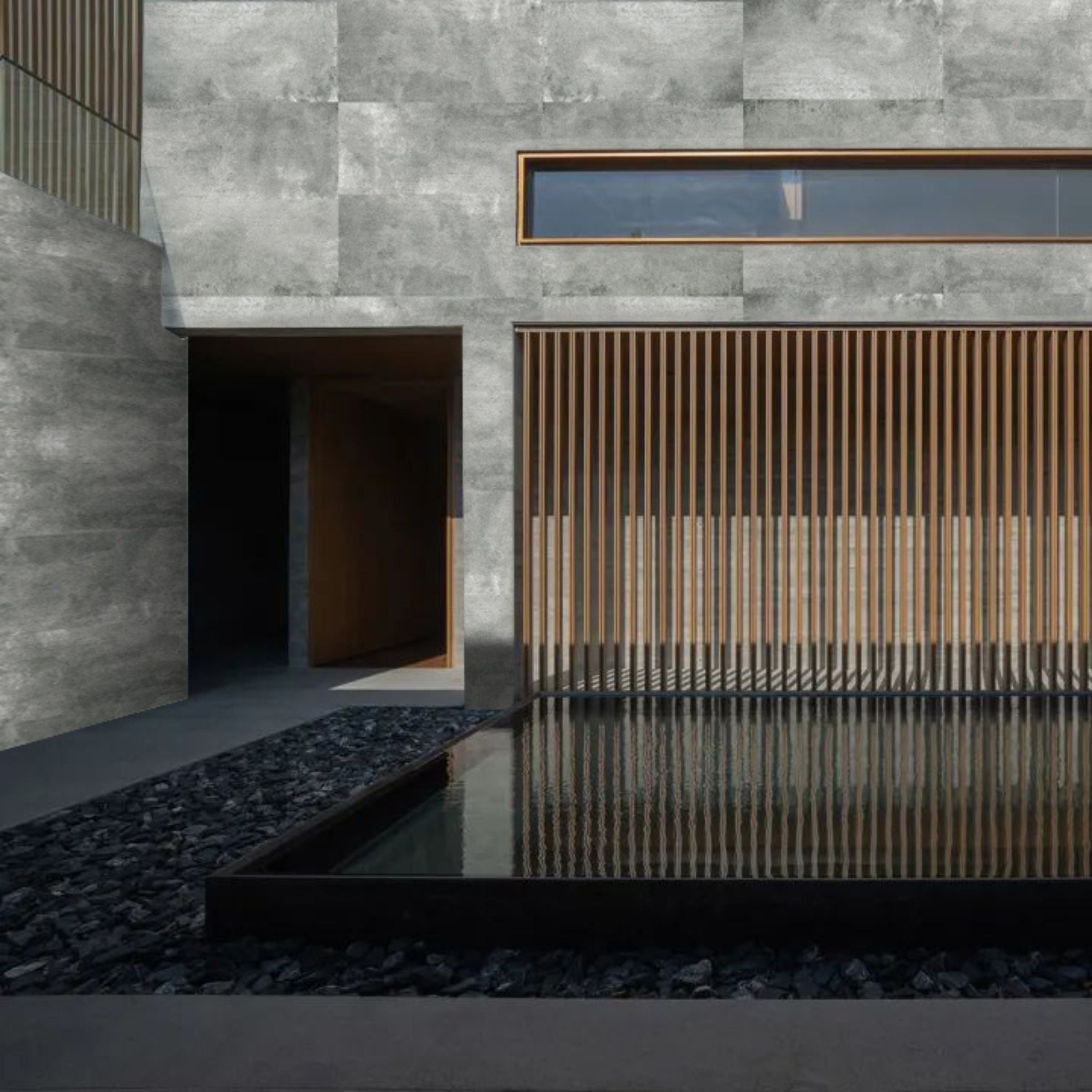 Sample of Flex Stone Cladding Ando Cement Dark Grey FXS-AN-GREY-Sample -  Wall panels samples - ebarza Furniture UAE | Shop Modern Furniture in Abu Dhabi & Dubai - مفروشات ايبازرا في الامارات | تسوق اثاث عصري وديكورات مميزة في دبي وابوظبي