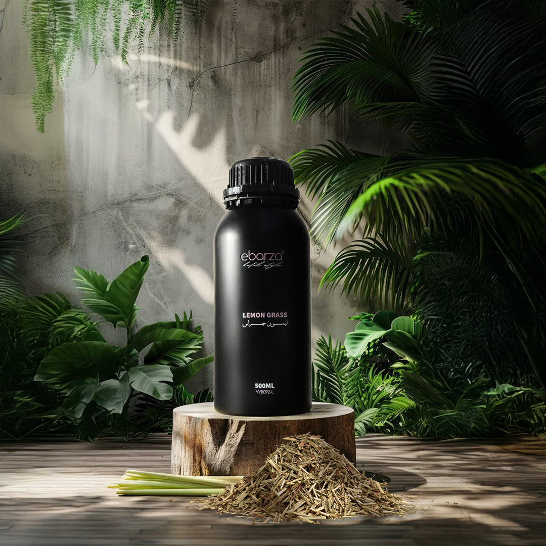 Lemon Grass Essential Oil -500ML YY8092-500ml-L - Essential Oils - ebarza Furniture UAE | Shop Modern Furniture in Abu Dhabi & Dubai - مفروشات ايبازرا في الامارات | تسوق اثاث عصري وديكورات مميزة في دبي وابوظبي