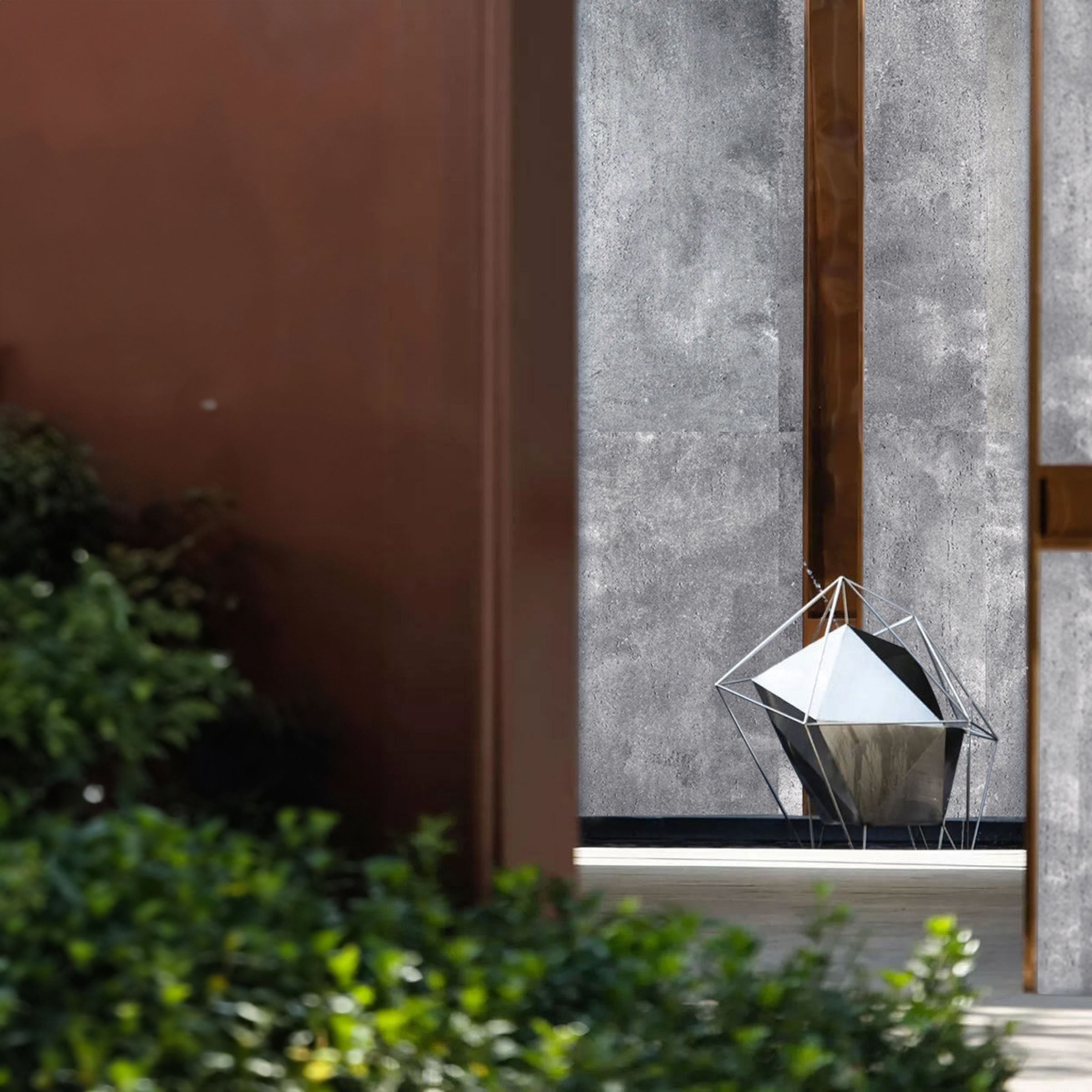 Sample of Flex Stone Cladding Ando Cement Dark Grey FXS-AN-GREY-Sample -  Wall panels samples - ebarza Furniture UAE | Shop Modern Furniture in Abu Dhabi & Dubai - مفروشات ايبازرا في الامارات | تسوق اثاث عصري وديكورات مميزة في دبي وابوظبي