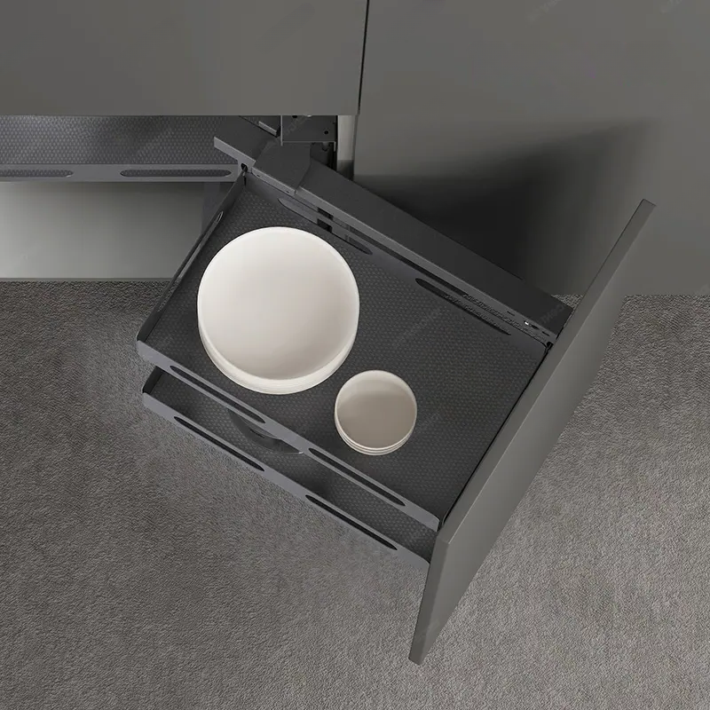 GlidePro Cabinet Pull Out Corner Right Storage Organizer - BK.5115 - Storage/TV Unites - ebarza Furniture UAE | Shop Modern Furniture in Abu Dhabi & Dubai - مفروشات ايبازرا في الامارات | تسوق اثاث عصري وديكورات مميزة في دبي وابوظبي