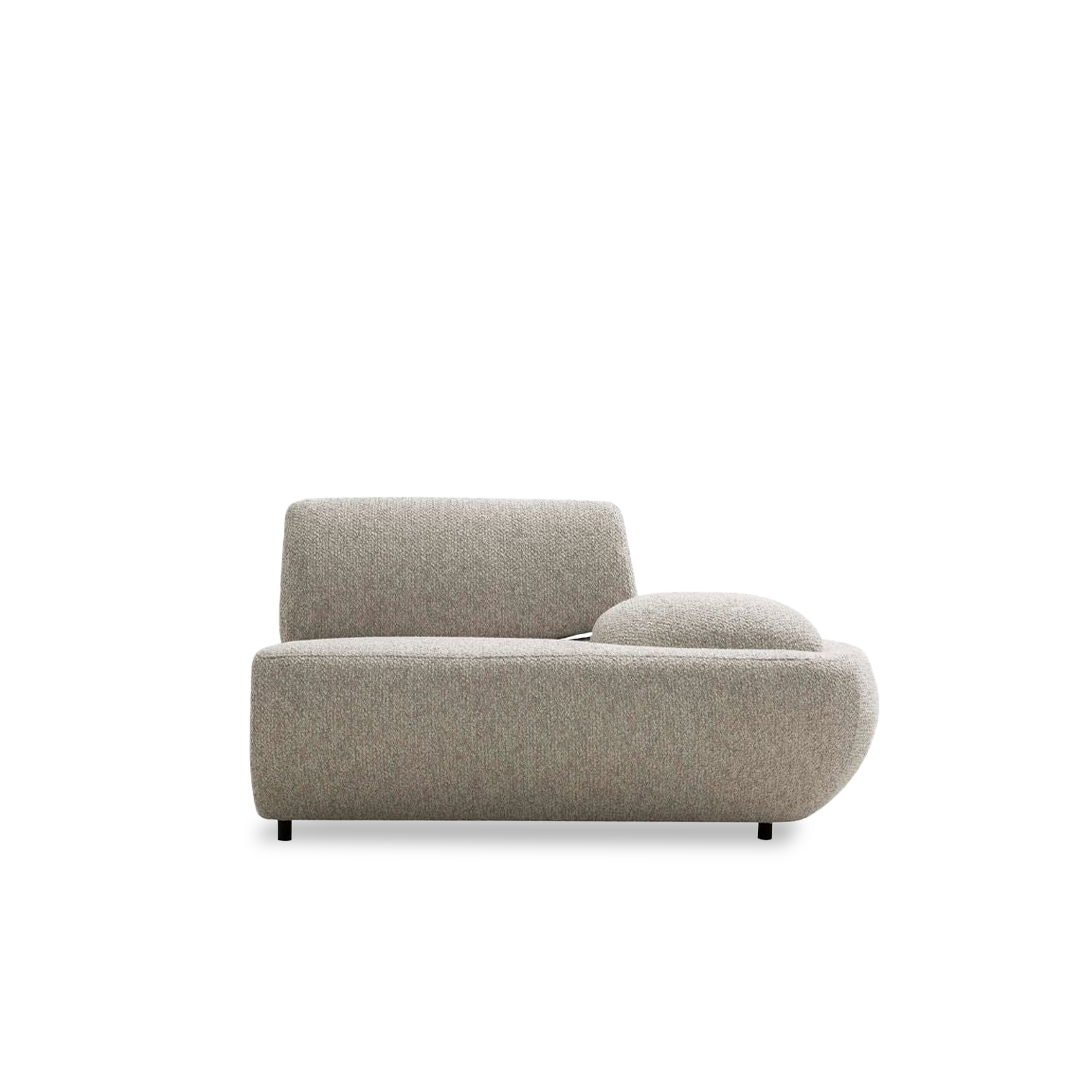 Mollis Right Module 135cm With Pouf for Mollis Sofa BER-RIGHTMODULE - Sofas - ebarza Furniture UAE | Shop Modern Furniture in Abu Dhabi & Dubai - مفروشات ايبازرا في الامارات | تسوق اثاث عصري وديكورات مميزة في دبي وابوظبي