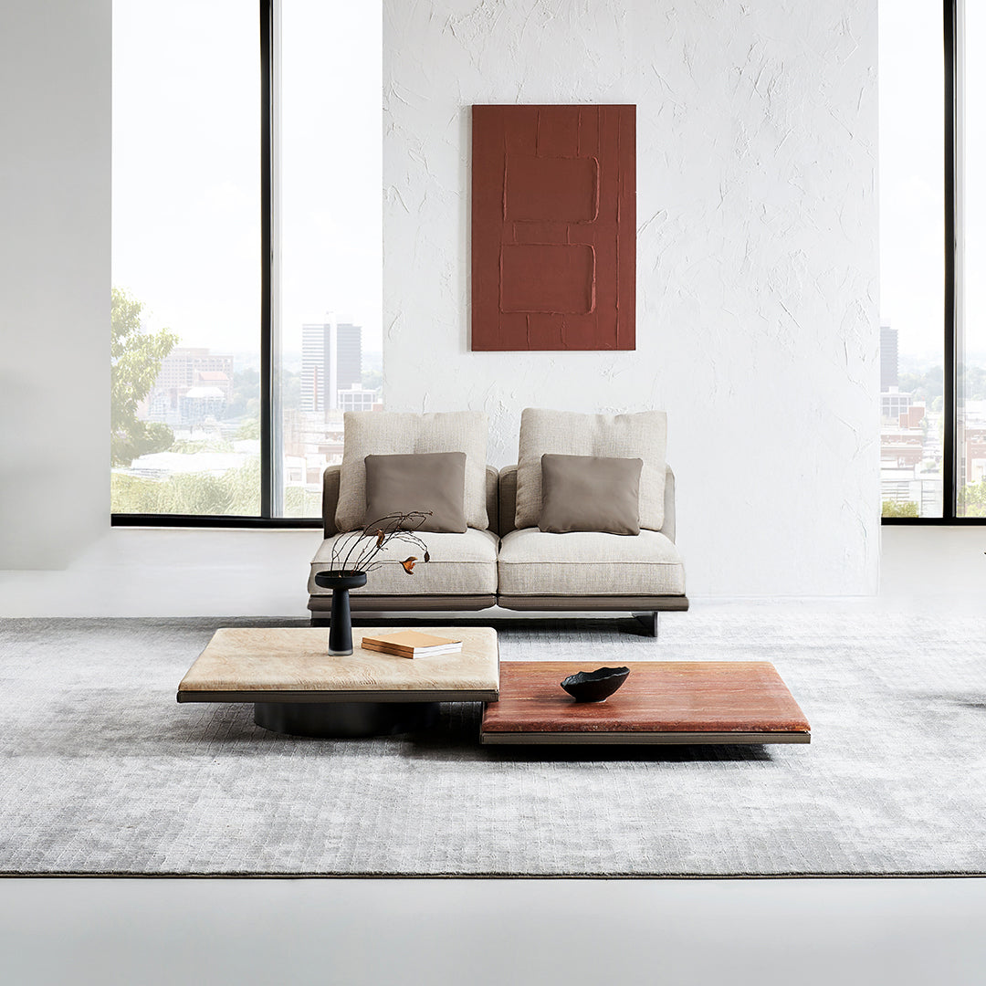 Avenor Armless 2-seater Sofa - SF091 - Sofas - ebarza Furniture UAE | Shop Modern Furniture in Abu Dhabi & Dubai - مفروشات ايبازرا في الامارات | تسوق اثاث عصري وديكورات مميزة في دبي وابوظبي