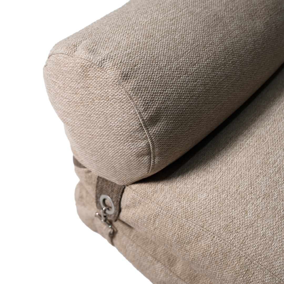 La-Concha Brown/Beige Sunproof 100% Olefin Bean Bag - 311-BB - Bean Bag - ebarza Furniture UAE | Shop Modern Furniture in Abu Dhabi & Dubai - مفروشات ايبازرا في الامارات | تسوق اثاث عصري وديكورات مميزة في دبي وابوظبي