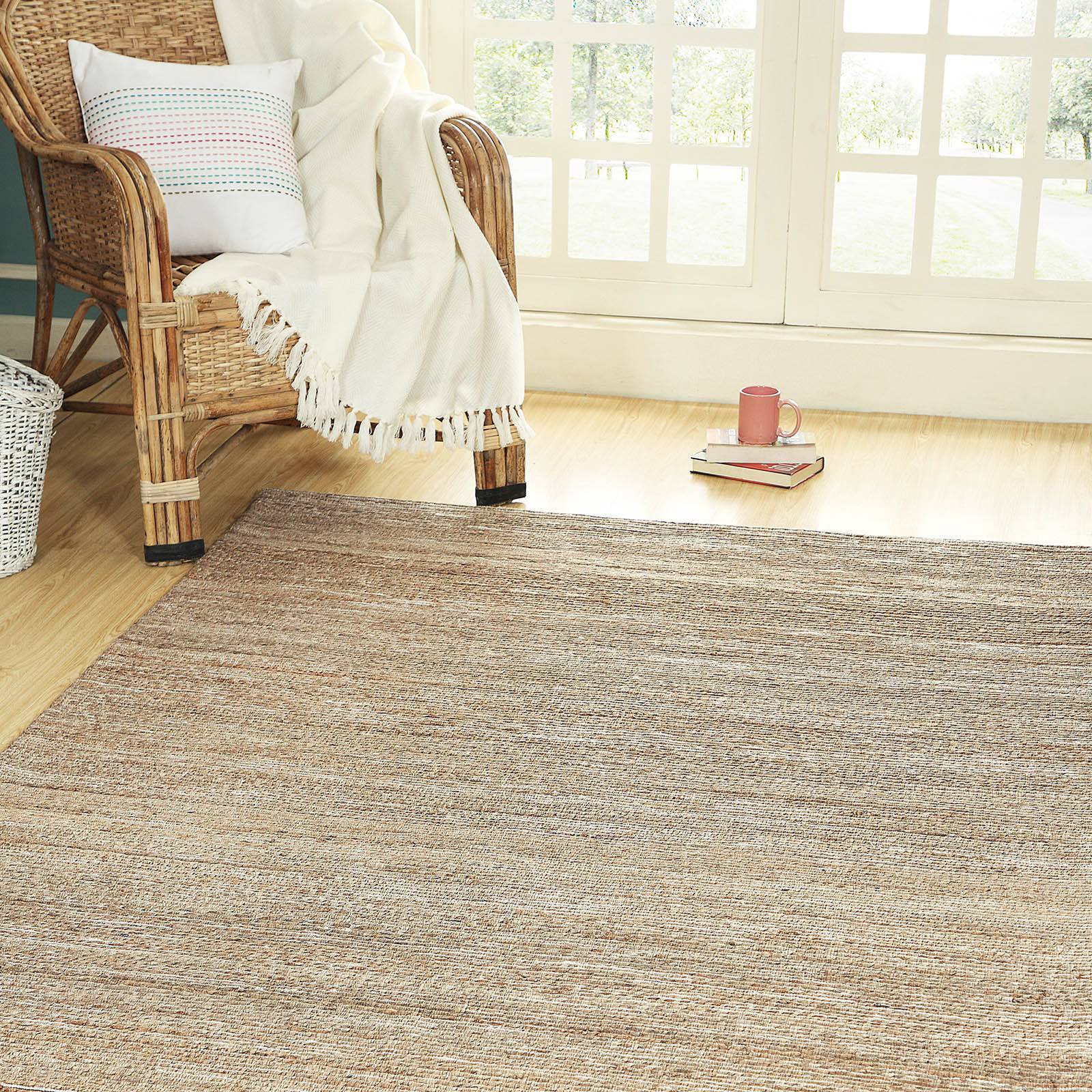 90X130 Cm Alberobello Handmade Jute Rug Alberobello-Aa-02-S - Rugs - ebarza Furniture UAE | Shop Modern Furniture in Abu Dhabi & Dubai - مفروشات ايبازرا في الامارات | تسوق اثاث عصري وديكورات مميزة في دبي وابوظبي