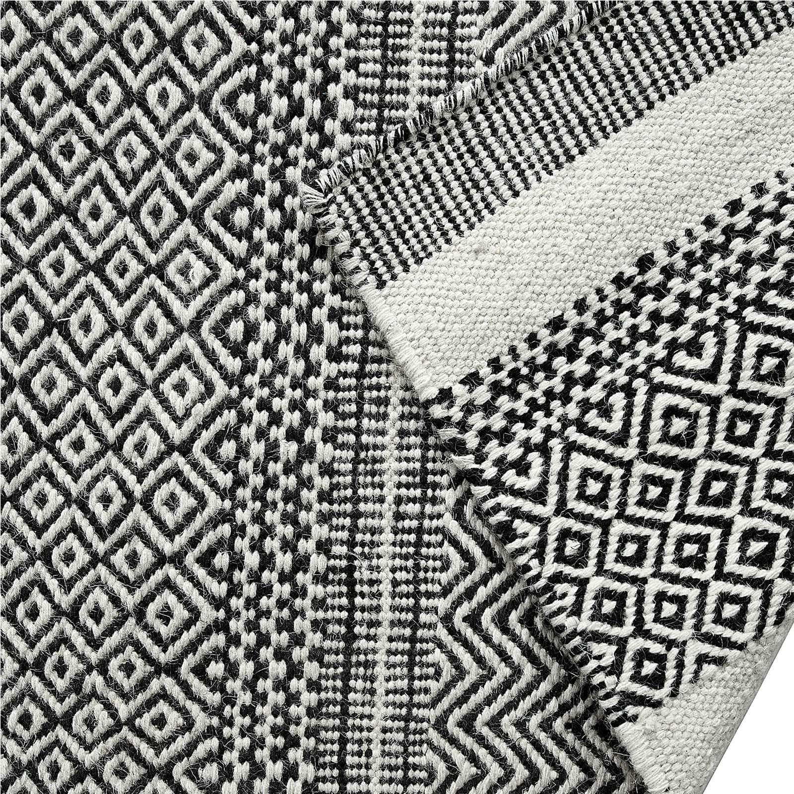 90X130 Cm Calvin Handmade Wool Rug Calvin-Cv-21-S -  Rugs - ebarza Furniture UAE | Shop Modern Furniture in Abu Dhabi & Dubai - مفروشات ايبازرا في الامارات | تسوق اثاث عصري وديكورات مميزة في دبي وابوظبي