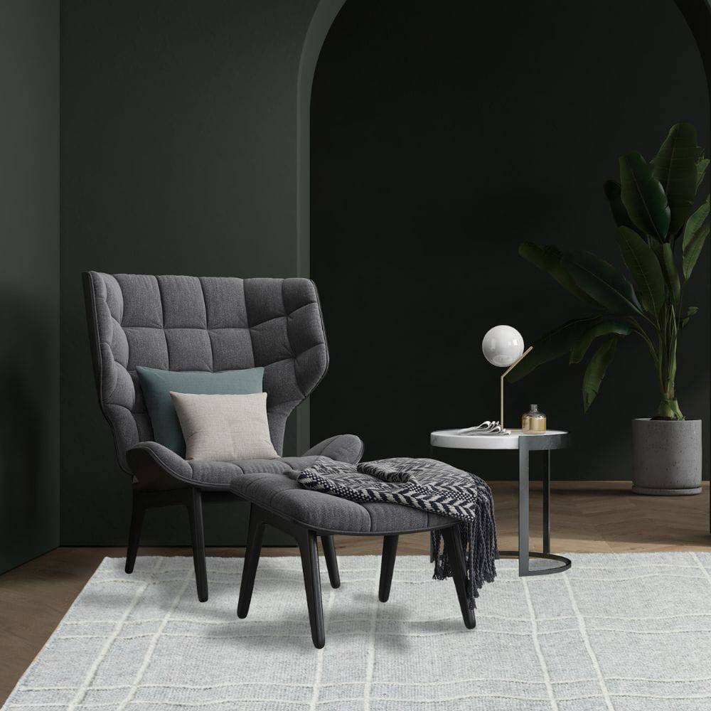 90X130 Cm Hand Woven Wool Rug Ryna-Ryn-01-S -  Rugs - ebarza Furniture UAE | Shop Modern Furniture in Abu Dhabi & Dubai - مفروشات ايبازرا في الامارات | تسوق اثاث عصري وديكورات مميزة في دبي وابوظبي