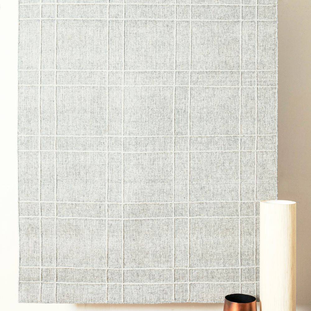 90X130 Cm Hand Woven Wool Rug Ryna-Ryn-01-S -  Rugs - ebarza Furniture UAE | Shop Modern Furniture in Abu Dhabi & Dubai - مفروشات ايبازرا في الامارات | تسوق اثاث عصري وديكورات مميزة في دبي وابوظبي