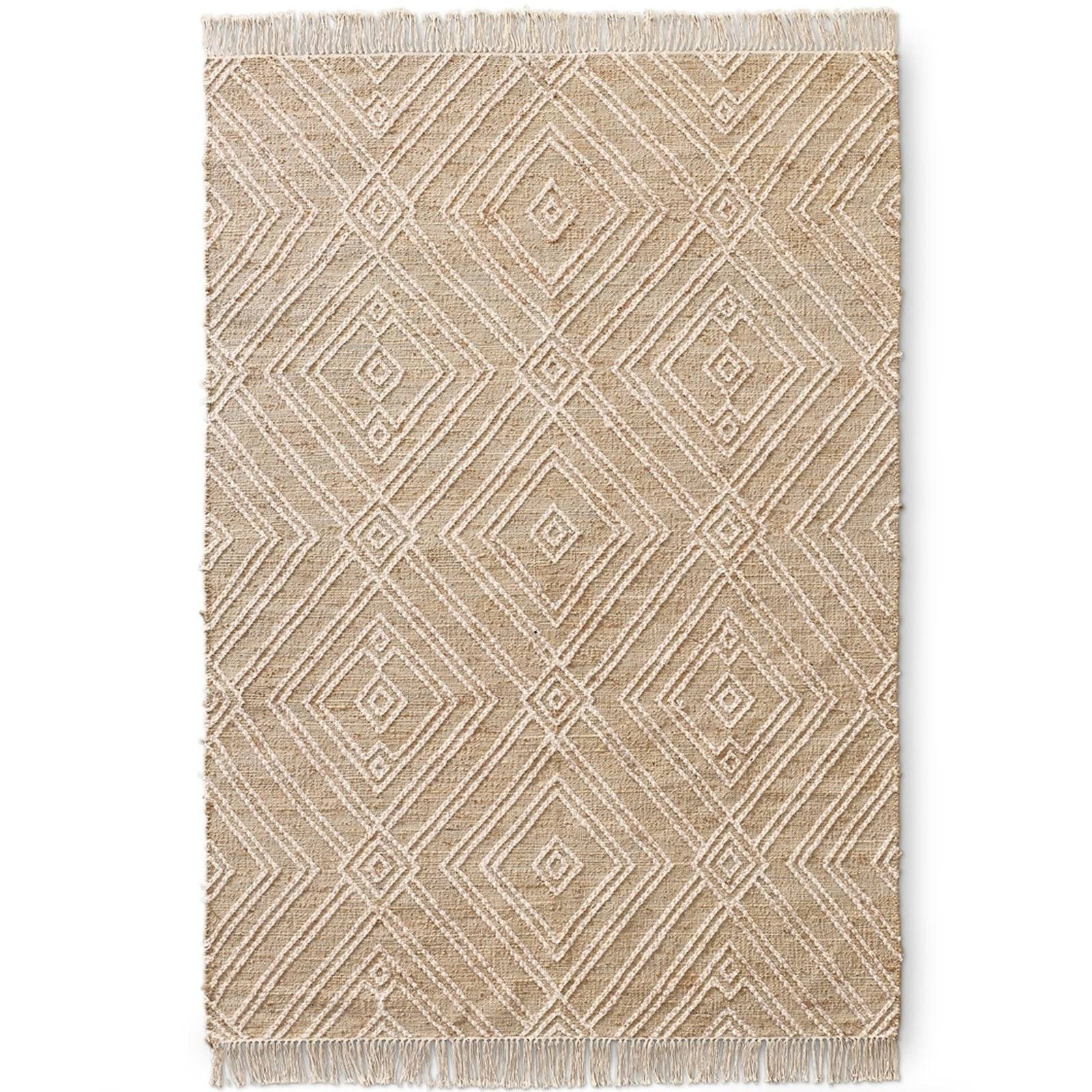 90X130 Cm Handmade Rug Jute Jh-2698-S - Rugs - ebarza Furniture UAE | Shop Modern Furniture in Abu Dhabi & Dubai - مفروشات ايبازرا في الامارات | تسوق اثاث عصري وديكورات مميزة في دبي وابوظبي