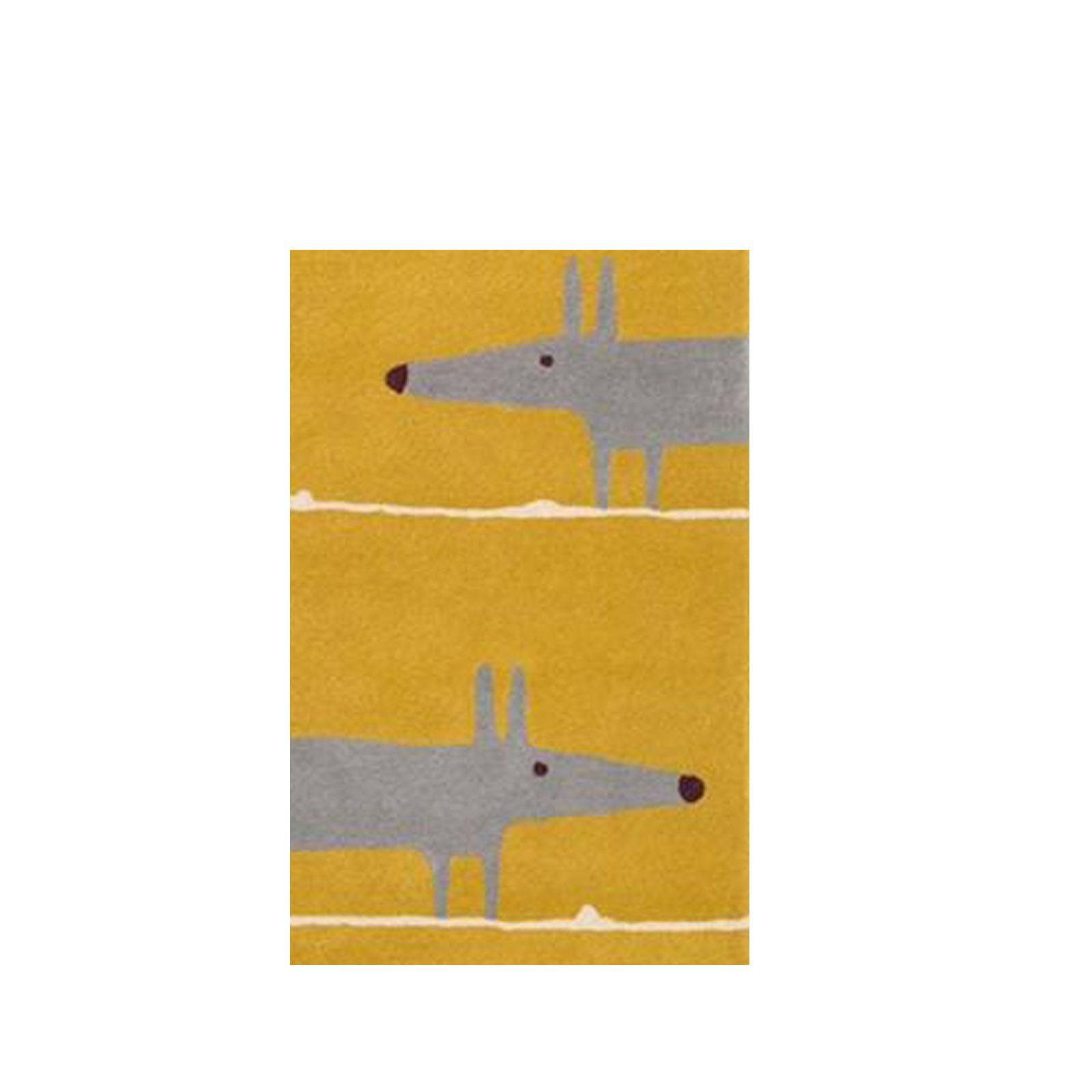 90X130 Cm Handmade Wool Rug Jh-20521-Gold-Xs - Rugs - ebarza Furniture UAE | Shop Modern Furniture in Abu Dhabi & Dubai - مفروشات ايبازرا في الامارات | تسوق اثاث عصري وديكورات مميزة في دبي وابوظبي