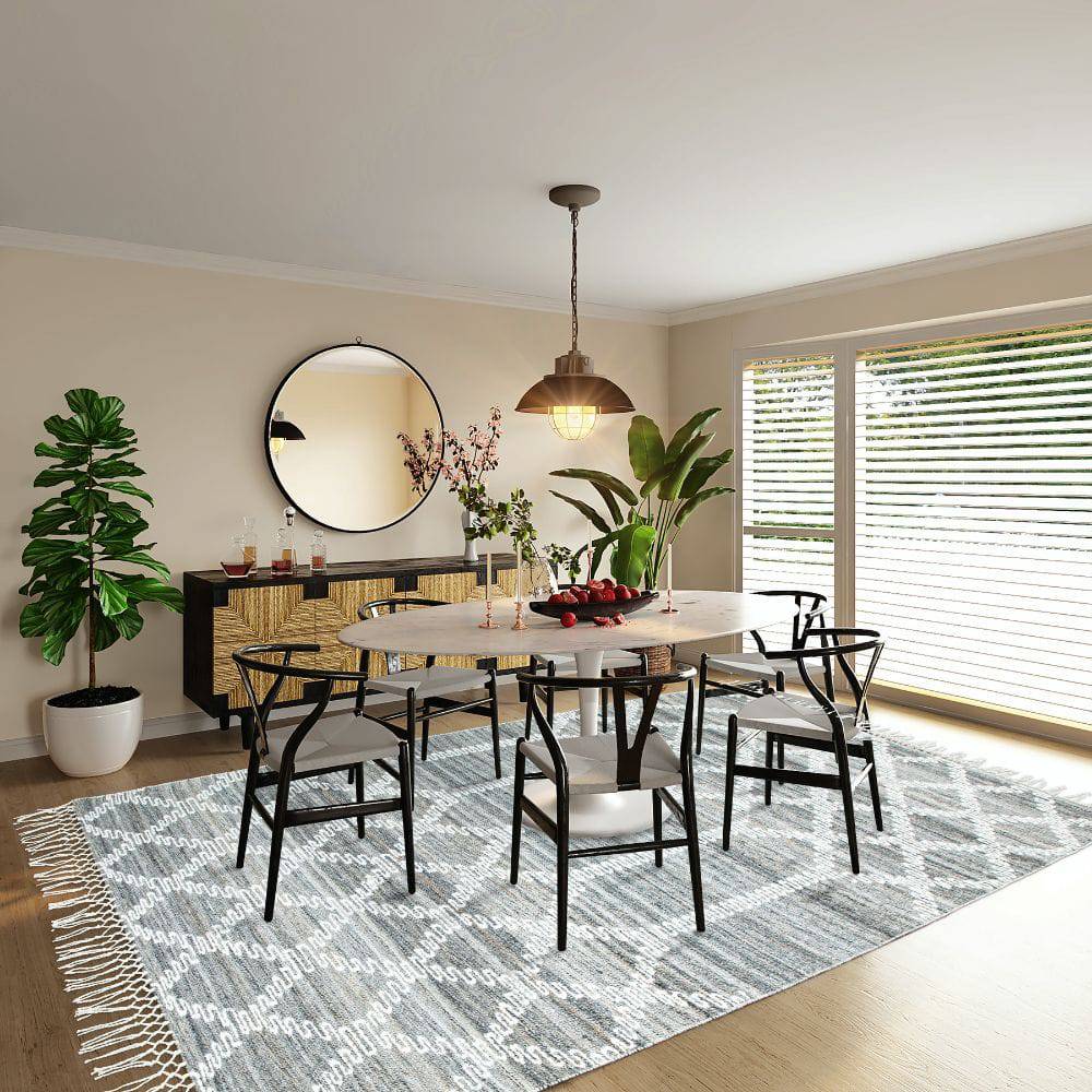 90X130 Cm Machine Woven Rug Batim-Btm-01-S - Rugs - ebarza Furniture UAE | Shop Modern Furniture in Abu Dhabi & Dubai - مفروشات ايبازرا في الامارات | تسوق اثاث عصري وديكورات مميزة في دبي وابوظبي