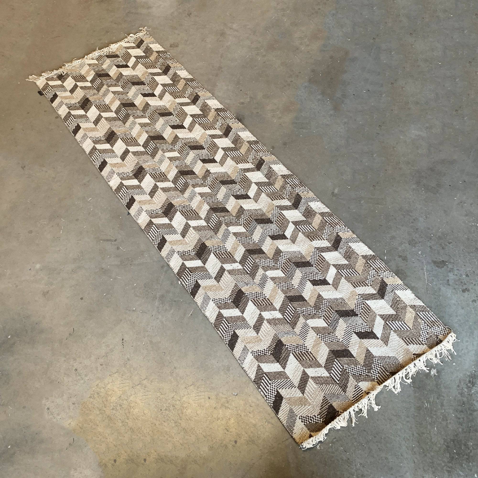 90X300 Cm Bolton Handmade Wool Rug Bolton Blt-03-Long -  Rugs - ebarza Furniture UAE | Shop Modern Furniture in Abu Dhabi & Dubai - مفروشات ايبازرا في الامارات | تسوق اثاث عصري وديكورات مميزة في دبي وابوظبي