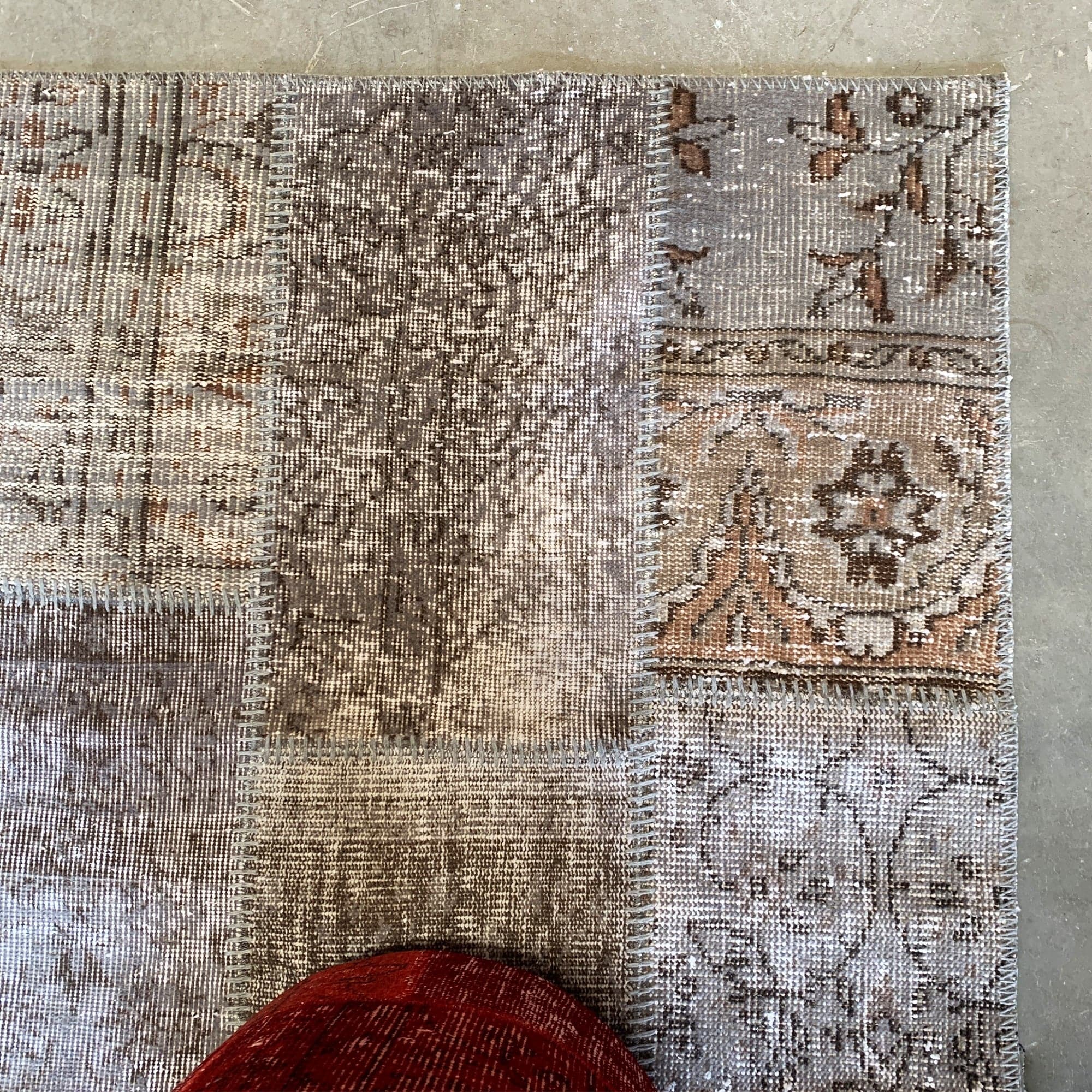 90X300 Cm Hali Bursa Handmade Over Dyed Rug Pw064 - Rugs - ebarza Furniture UAE | Shop Modern Furniture in Abu Dhabi & Dubai - مفروشات ايبازرا في الامارات | تسوق اثاث عصري وديكورات مميزة في دبي وابوظبي
