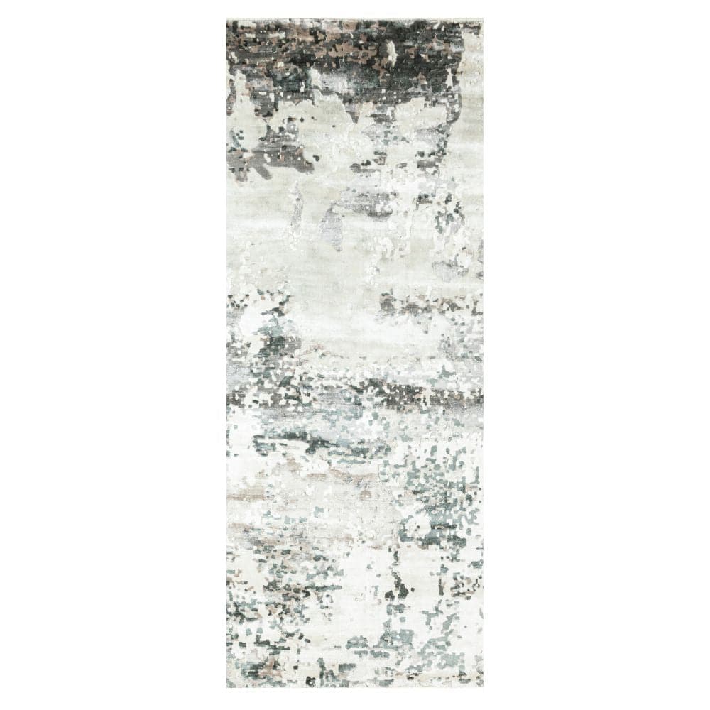 90X300 Cm Handmade Viscos Rug Jh-20733-Long - Rugs - ebarza Furniture UAE | Shop Modern Furniture in Abu Dhabi & Dubai - مفروشات ايبازرا في الامارات | تسوق اثاث عصري وديكورات مميزة في دبي وابوظبي