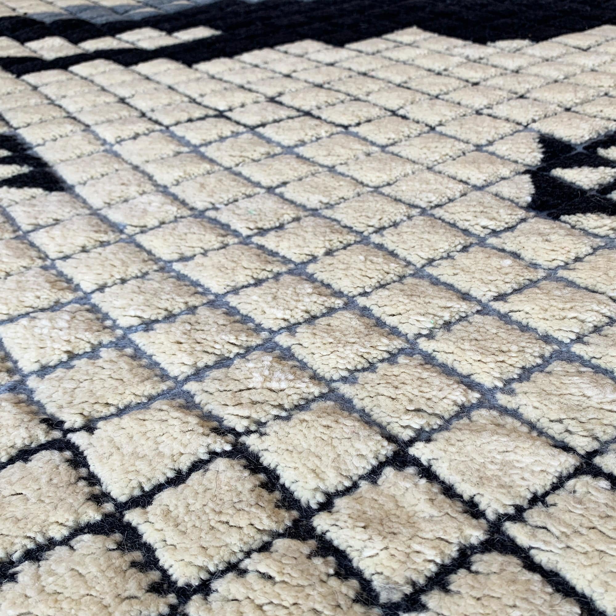 90X300 Cm Handmade Wool Rug Jh-20731-Long -  Rugs - ebarza Furniture UAE | Shop Modern Furniture in Abu Dhabi & Dubai - مفروشات ايبازرا في الامارات | تسوق اثاث عصري وديكورات مميزة في دبي وابوظبي