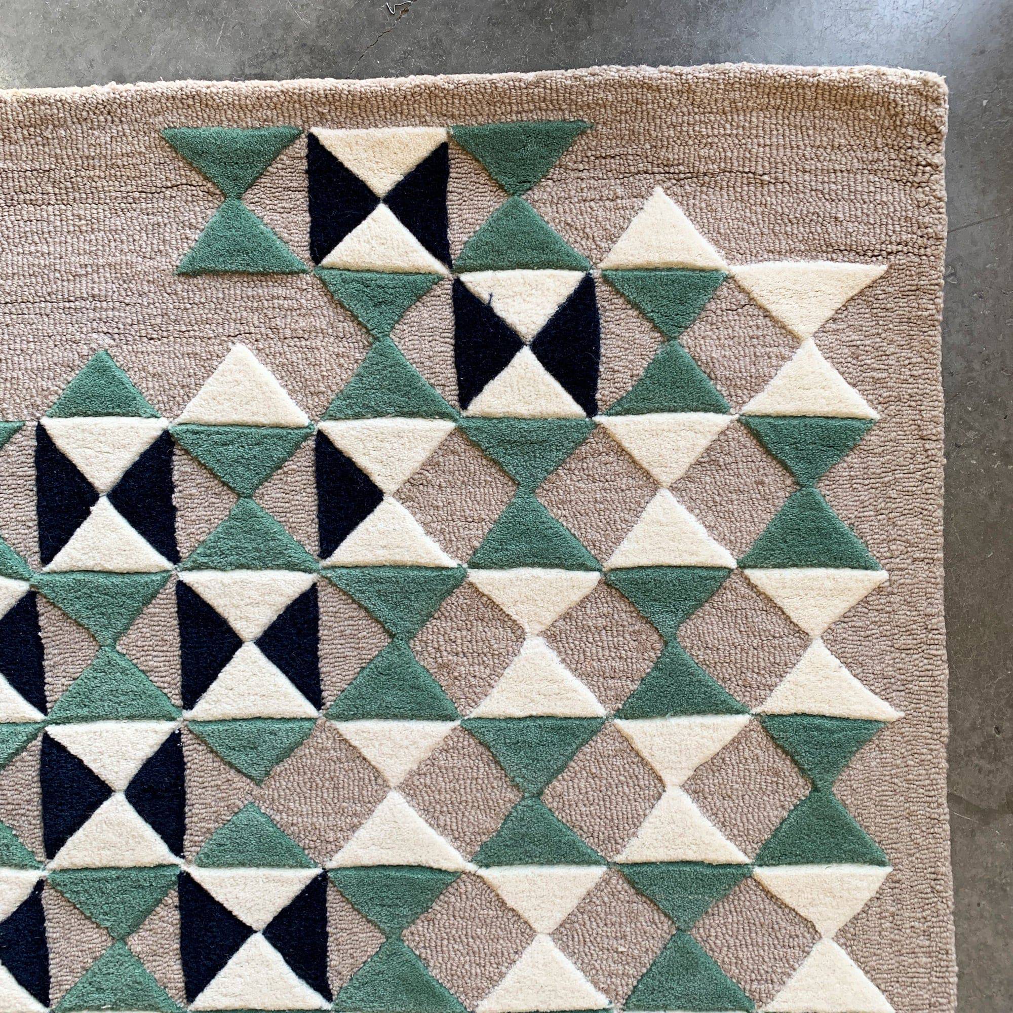 90X300 Cm Handmade Wool Rug Jh-20738-Long -  Rugs - ebarza Furniture UAE | Shop Modern Furniture in Abu Dhabi & Dubai - مفروشات ايبازرا في الامارات | تسوق اثاث عصري وديكورات مميزة في دبي وابوظبي