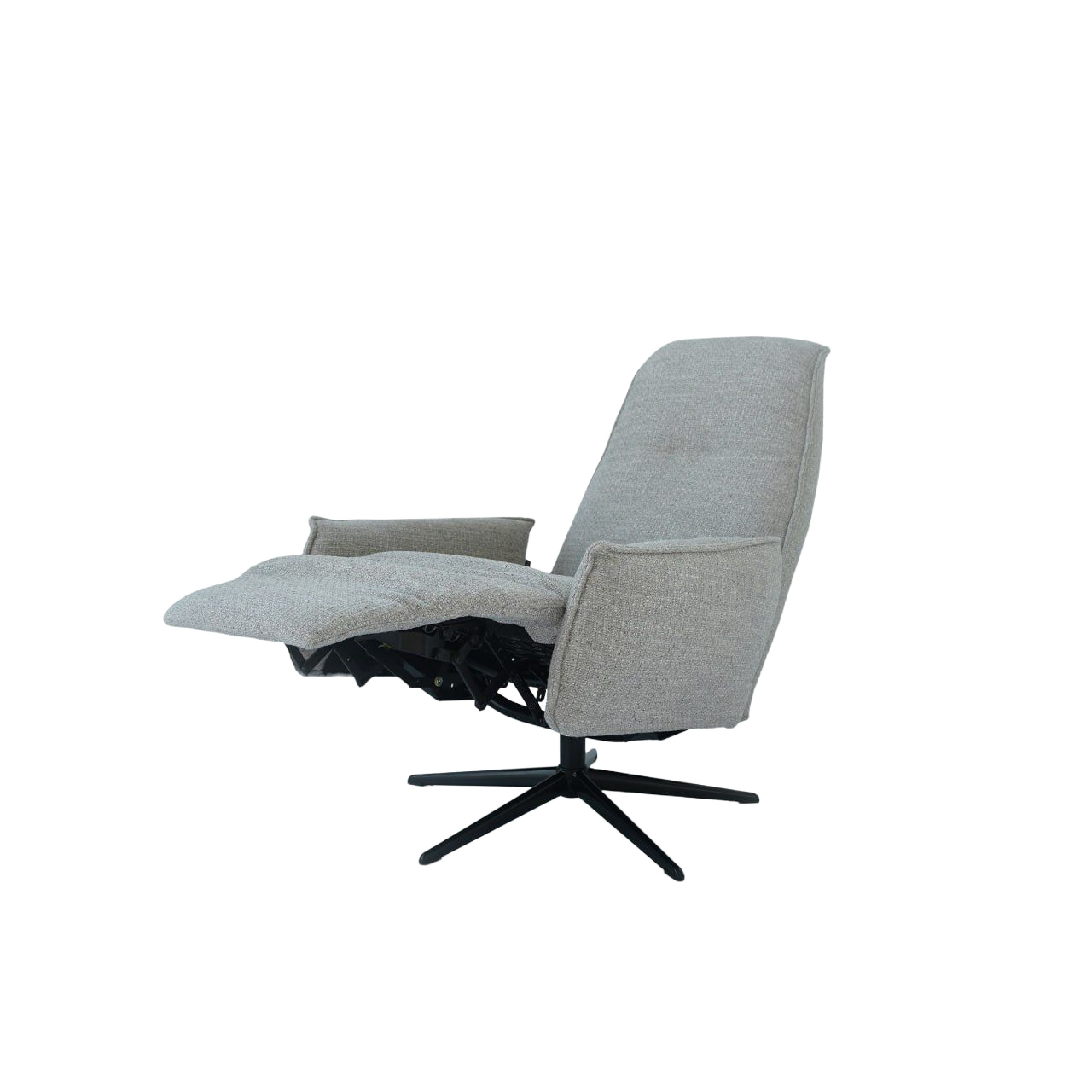 Gray Swivel and Recliner Lounge Chair  SL-HJ8049 -  Lounge Chairs - ebarza Furniture UAE | Shop Modern Furniture in Abu Dhabi & Dubai - مفروشات ايبازرا في الامارات | تسوق اثاث عصري وديكورات مميزة في دبي وابوظبي