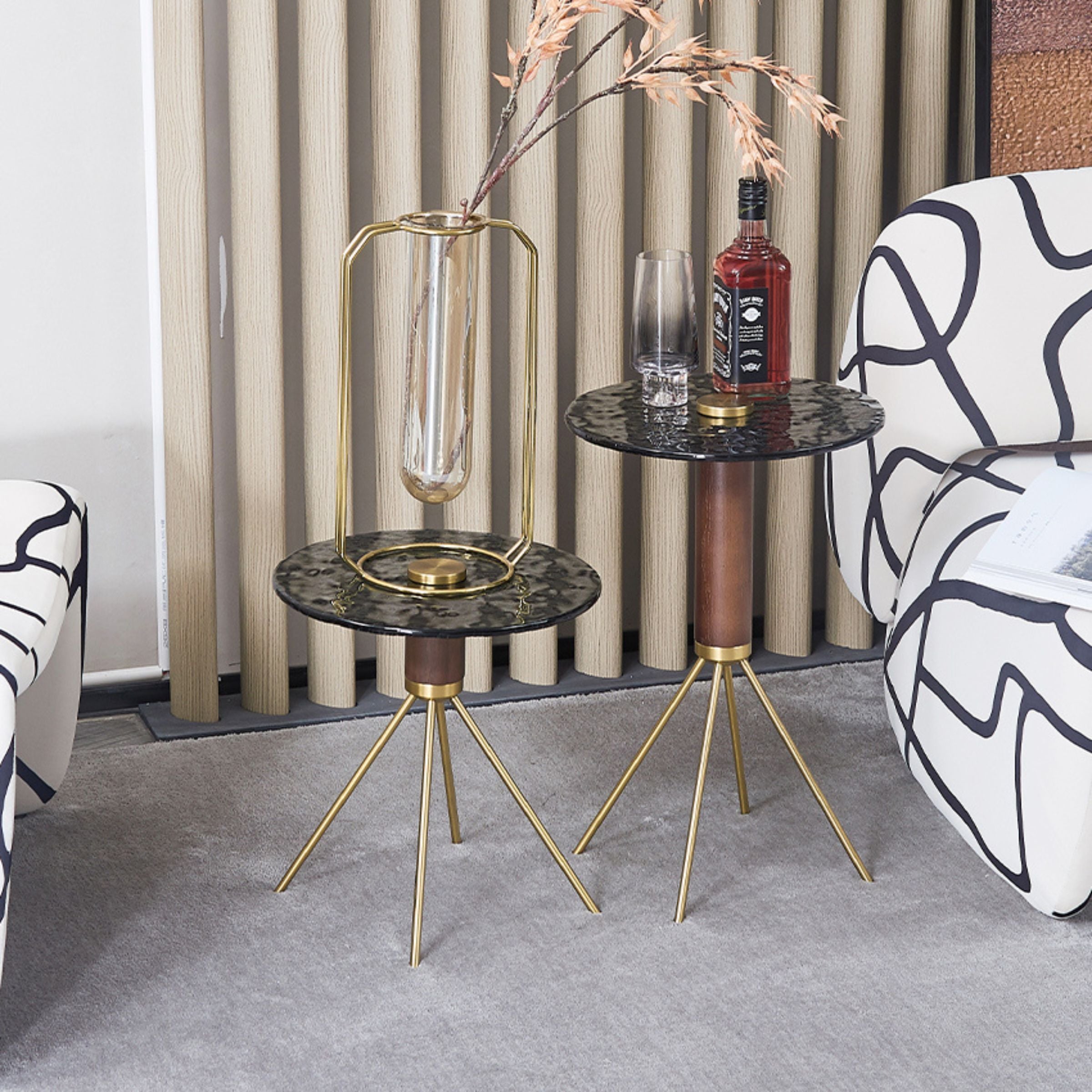 Lama Side Table 53 cm MLL-D62 -  Side Tables - ebarza Furniture UAE | Shop Modern Furniture in Abu Dhabi & Dubai - مفروشات ايبازرا في الامارات | تسوق اثاث عصري وديكورات مميزة في دبي وابوظبي