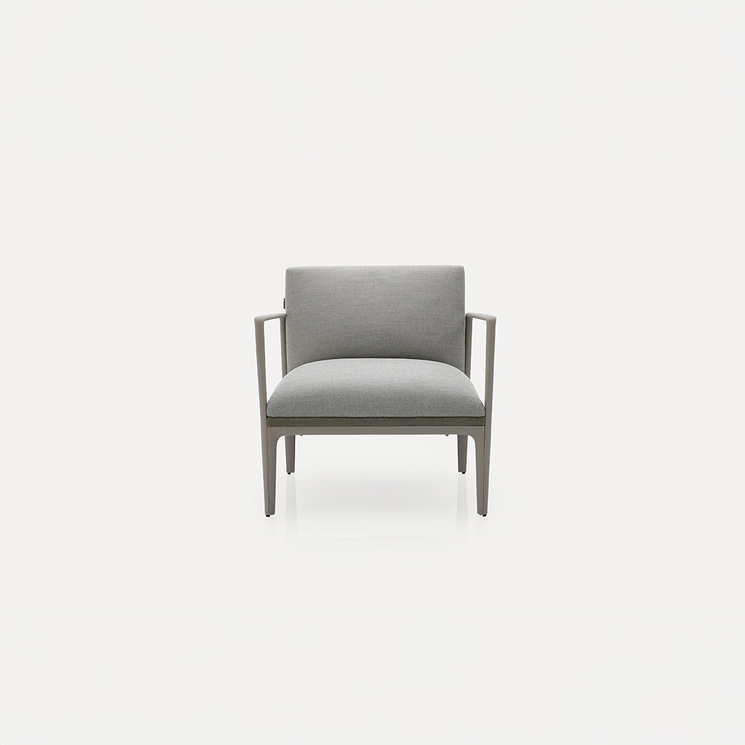 Pre-order 120 Days Delivery AIKA Armchair AIKA-single seat with Aluminum arm - Armchairs - ebarza Furniture UAE | Shop Modern Furniture in Abu Dhabi & Dubai - مفروشات ايبازرا في الامارات | تسوق اثاث عصري وديكورات مميزة في دبي وابوظبي