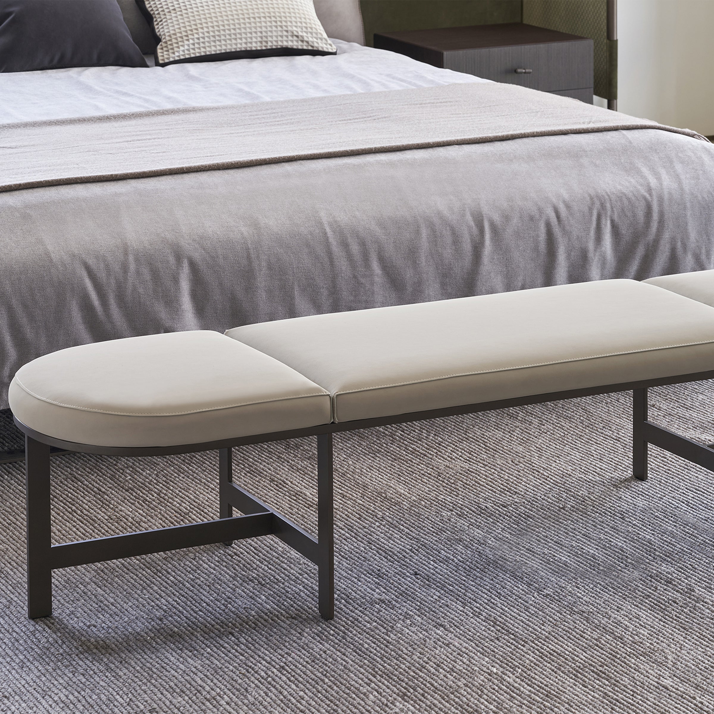 ALLEN Bench AMBO- CWD80209 - Benches - ebarza Furniture UAE | Shop Modern Furniture in Abu Dhabi & Dubai - مفروشات ايبازرا في الامارات | تسوق اثاث عصري وديكورات مميزة في دبي وابوظبي