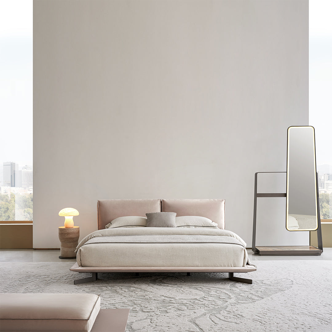 AS IS - Desert King Size Bed AMBO-C80245 -  DISPLAY ITEM - ebarza Furniture UAE | Shop Modern Furniture in Abu Dhabi & Dubai - مفروشات ايبازرا في الامارات | تسوق اثاث عصري وديكورات مميزة في دبي وابوظبي