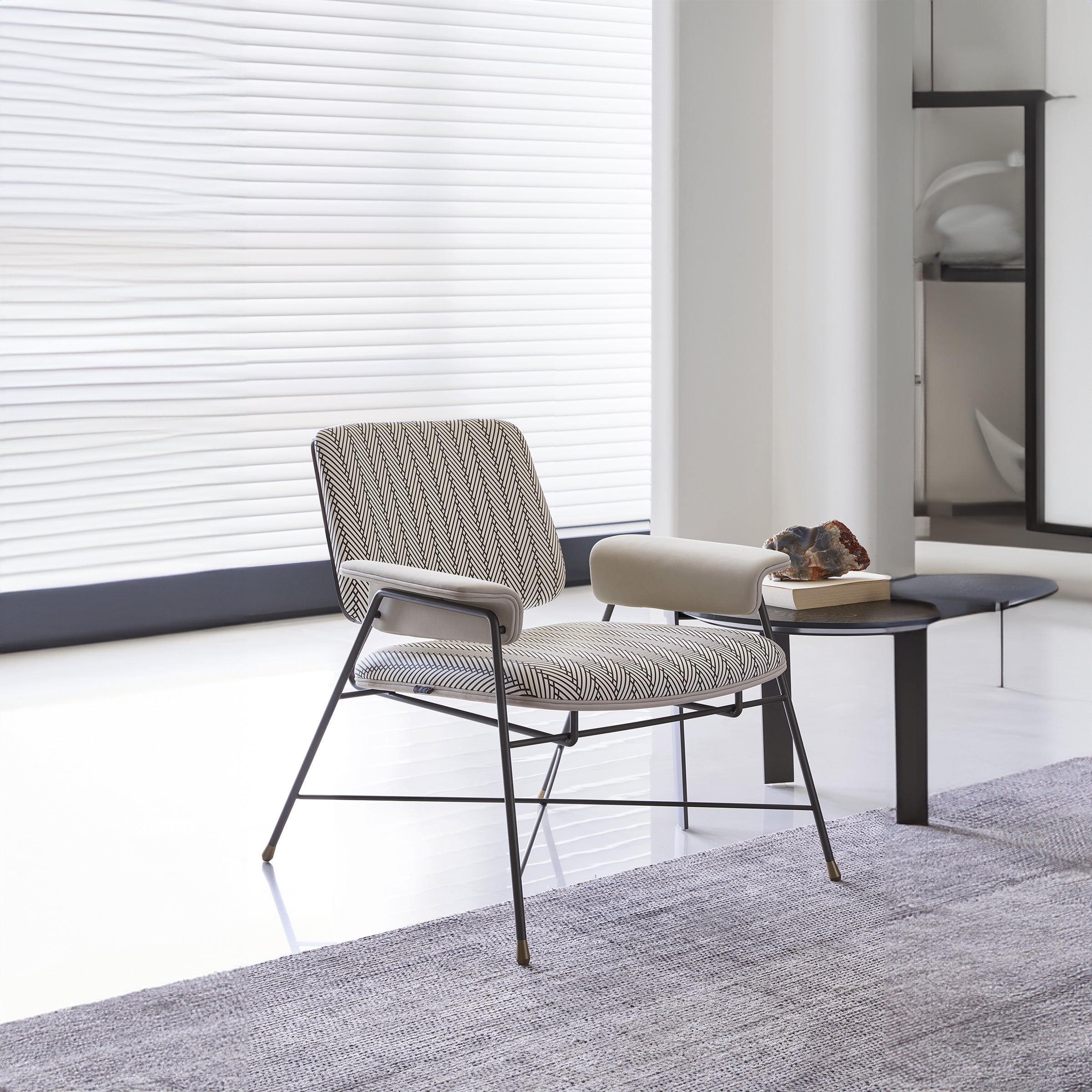 Desert Lounge Chair AMBO- DY8081 -  Lounge Chairs - ebarza Furniture UAE | Shop Modern Furniture in Abu Dhabi & Dubai - مفروشات ايبازرا في الامارات | تسوق اثاث عصري وديكورات مميزة في دبي وابوظبي