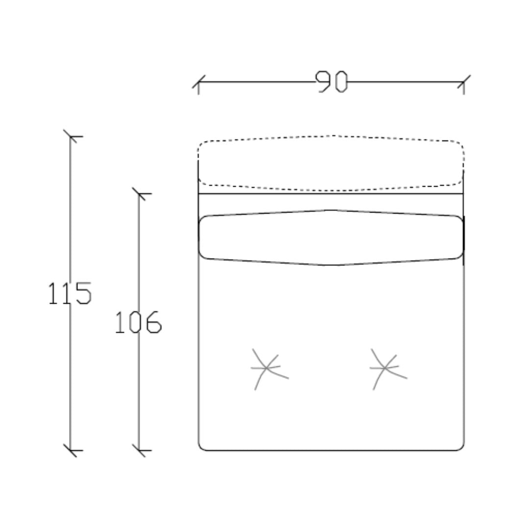 Nexus Single Seater Armless Modular Sofa - AMF-S180 - Sofas - ebarza Furniture UAE | Shop Modern Furniture in Abu Dhabi & Dubai - مفروشات ايبازرا في الامارات | تسوق اثاث عصري وديكورات مميزة في دبي وابوظبي