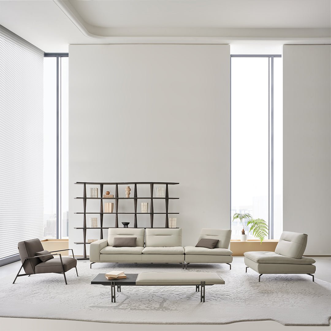 Nexus Single Seater Armless Modular Sofa - AMF-S180 - Sofas - ebarza Furniture UAE | Shop Modern Furniture in Abu Dhabi & Dubai - مفروشات ايبازرا في الامارات | تسوق اثاث عصري وديكورات مميزة في دبي وابوظبي