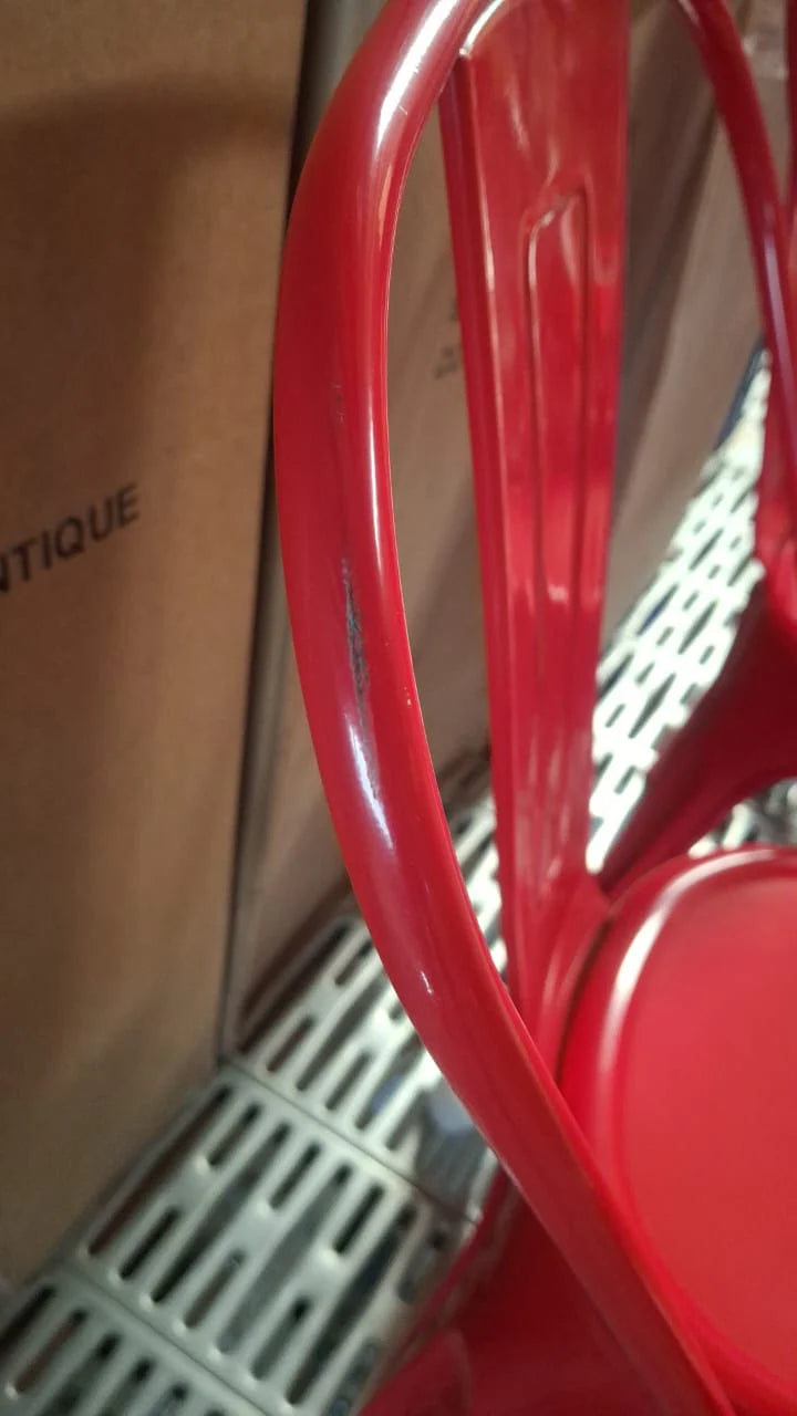 AS IS - Dinning Chair Mc-001A-Red - DISPLAY ITEM - ebarza Furniture UAE | Shop Modern Furniture in Abu Dhabi & Dubai - مفروشات ايبازرا في الامارات | تسوق اثاث عصري وديكورات مميزة في دبي وابوظبي