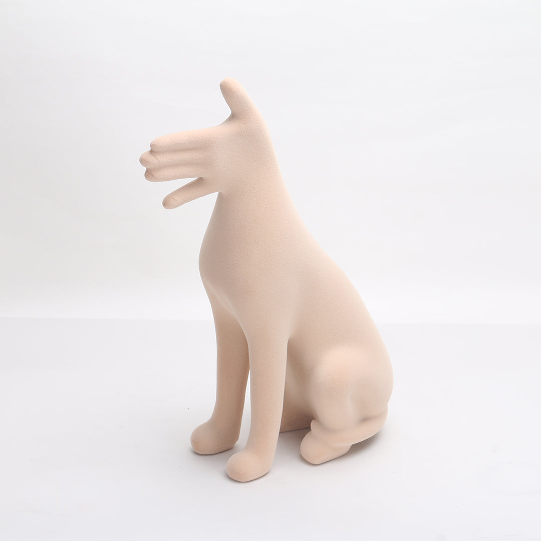 Abstract Friendly Dog Sculpture KA3152A - Home Decor Figurines - ebarza Furniture UAE | Shop Modern Furniture in Abu Dhabi & Dubai - مفروشات ايبازرا في الامارات | تسوق اثاث عصري وديكورات مميزة في دبي وابوظبي