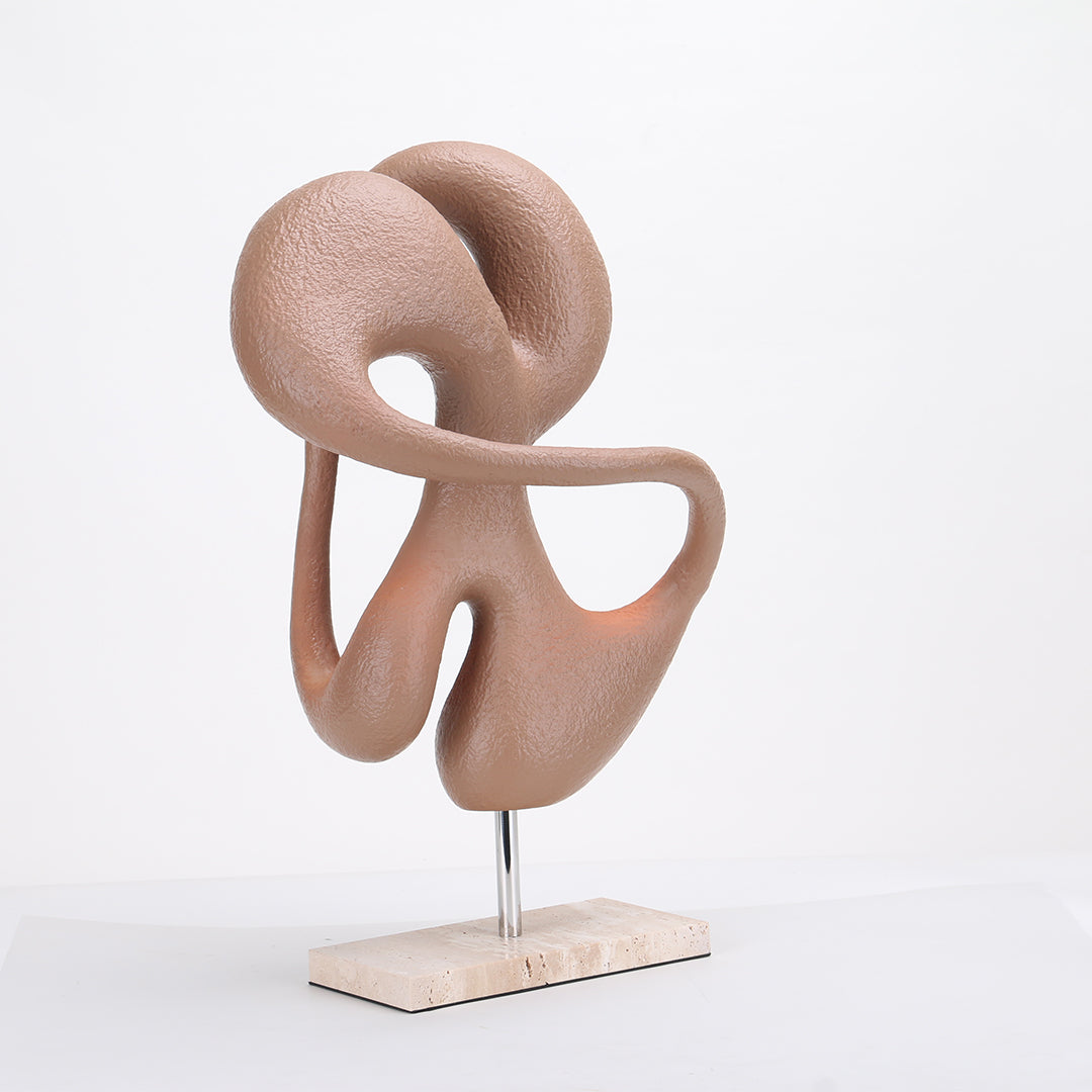 Abstract Sculpture KA3099A - Home Decor Figurines - ebarza Furniture UAE | Shop Modern Furniture in Abu Dhabi & Dubai - مفروشات ايبازرا في الامارات | تسوق اثاث عصري وديكورات مميزة في دبي وابوظبي
