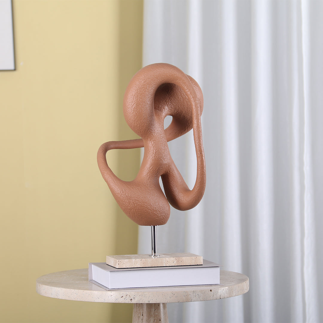 Abstract Sculpture KA3099A - Home Decor Figurines - ebarza Furniture UAE | Shop Modern Furniture in Abu Dhabi & Dubai - مفروشات ايبازرا في الامارات | تسوق اثاث عصري وديكورات مميزة في دبي وابوظبي