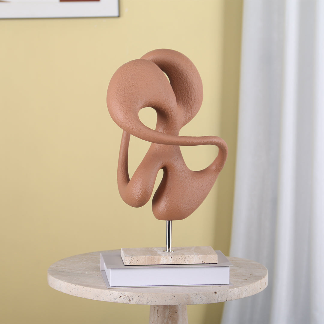 Abstract Sculpture KA3099A - Home Decor Figurines - ebarza Furniture UAE | Shop Modern Furniture in Abu Dhabi & Dubai - مفروشات ايبازرا في الامارات | تسوق اثاث عصري وديكورات مميزة في دبي وابوظبي