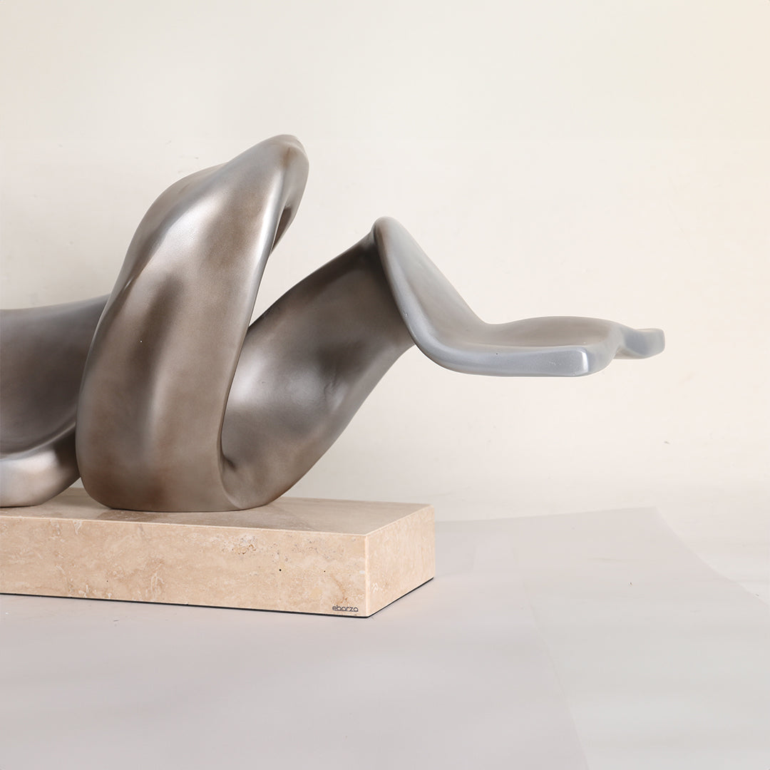 Abstract Sculpture KA3114 - Home Decor Figurines - ebarza Furniture UAE | Shop Modern Furniture in Abu Dhabi & Dubai - مفروشات ايبازرا في الامارات | تسوق اثاث عصري وديكورات مميزة في دبي وابوظبي
