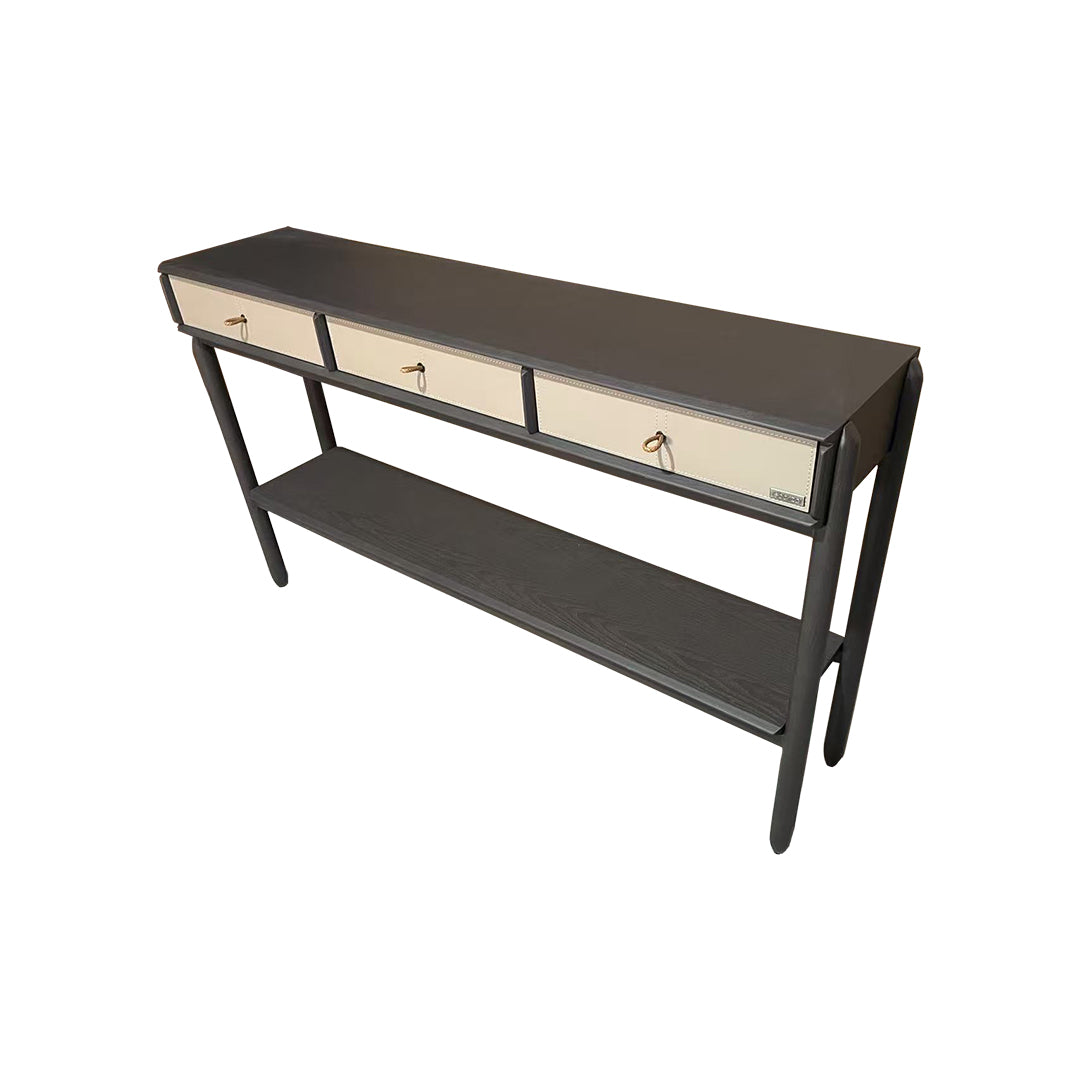 Albus Saddle Leather Console/Cabinet JK-X03 - Consoles - ebarza Furniture UAE | Shop Modern Furniture in Abu Dhabi & Dubai - مفروشات ايبازرا في الامارات | تسوق اثاث عصري وديكورات مميزة في دبي وابوظبي