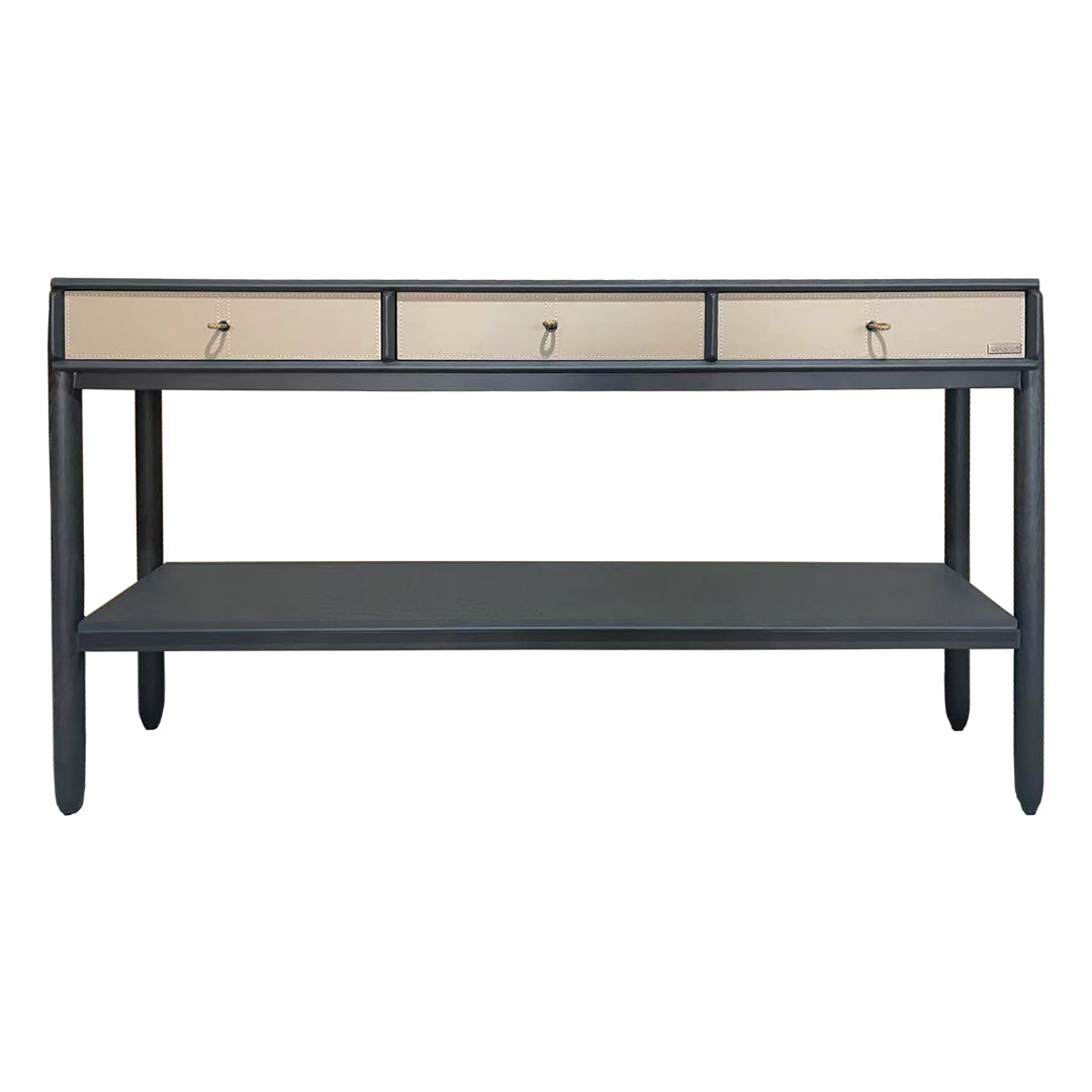 Albus Saddle Leather Console/Cabinet JK-X03 - Consoles - ebarza Furniture UAE | Shop Modern Furniture in Abu Dhabi & Dubai - مفروشات ايبازرا في الامارات | تسوق اثاث عصري وديكورات مميزة في دبي وابوظبي