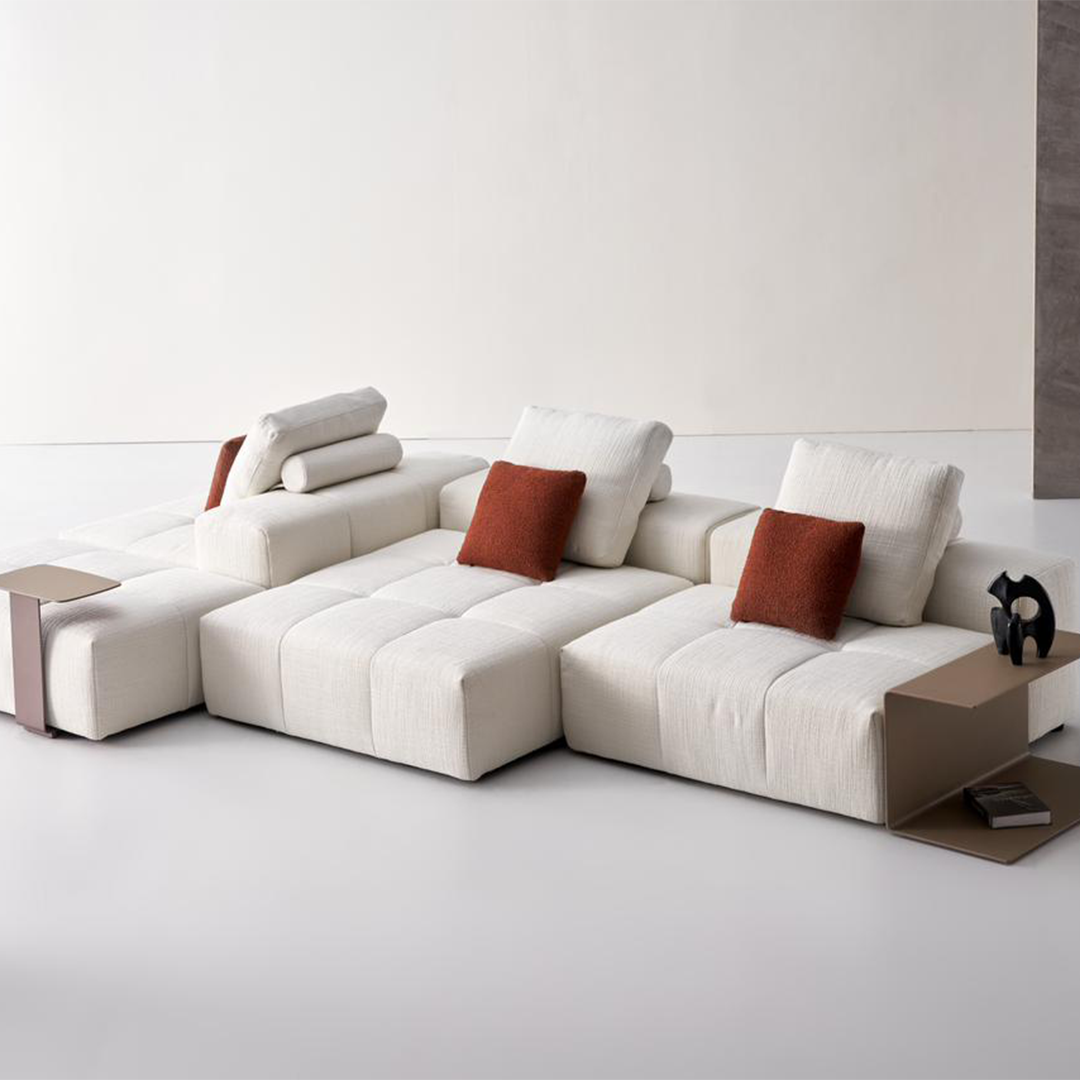 Puzzle Modular Small  2seater C SF080- 2seater -  Sofas - ebarza Furniture UAE | Shop Modern Furniture in Abu Dhabi & Dubai - مفروشات ايبازرا في الامارات | تسوق اثاث عصري وديكورات مميزة في دبي وابوظبي