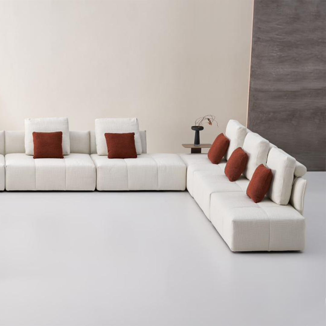 Puzzle Modular Small  2seater C SF080- 2seater -  Sofas - ebarza Furniture UAE | Shop Modern Furniture in Abu Dhabi & Dubai - مفروشات ايبازرا في الامارات | تسوق اثاث عصري وديكورات مميزة في دبي وابوظبي