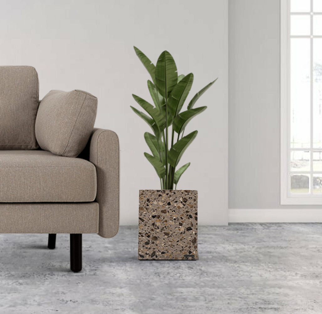Terrazzo Planter Box 305-N0272 - Planter Boxes - ebarza Furniture UAE | Shop Modern Furniture in Abu Dhabi & Dubai - مفروشات ايبازرا في الامارات | تسوق اثاث عصري وديكورات مميزة في دبي وابوظبي