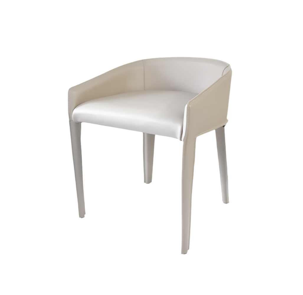 Dining Chair Beige BC713 -  Lounge Chairs - ebarza Furniture UAE | Shop Modern Furniture in Abu Dhabi & Dubai - مفروشات ايبازرا في الامارات | تسوق اثاث عصري وديكورات مميزة في دبي وابوظبي