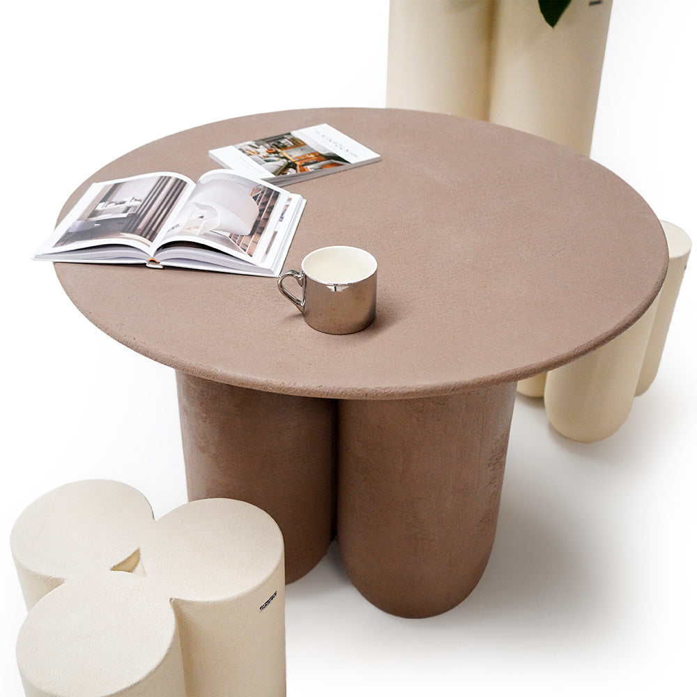 Outdoor/Indoor Coffee Brown Dining Table XK-0007-Coffee Brown - Outdoor Tables - ebarza Furniture UAE | Shop Modern Furniture in Abu Dhabi & Dubai - مفروشات ايبازرا في الامارات | تسوق اثاث عصري وديكورات مميزة في دبي وابوظبي