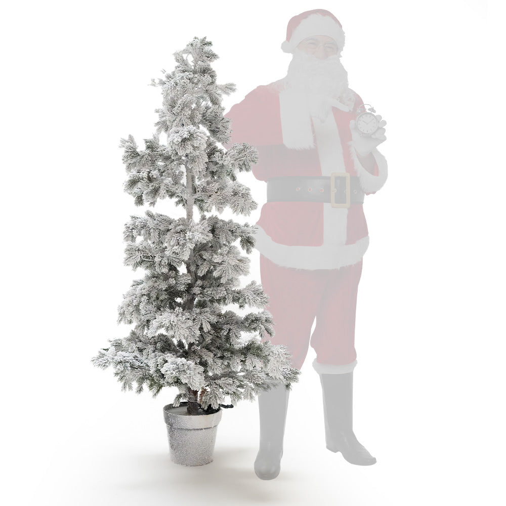 Snow Christmas Tree with LED 170cm 17909BSL - Plants - ebarza Furniture UAE | Shop Modern Furniture in Abu Dhabi & Dubai - مفروشات ايبازرا في الامارات | تسوق اثاث عصري وديكورات مميزة في دبي وابوظبي