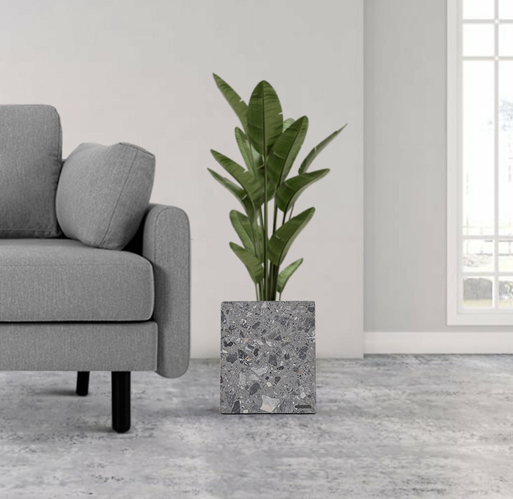 Terrazzo Planter Box 305-N0370 - Planter Boxes - ebarza Furniture UAE | Shop Modern Furniture in Abu Dhabi & Dubai - مفروشات ايبازرا في الامارات | تسوق اثاث عصري وديكورات مميزة في دبي وابوظبي